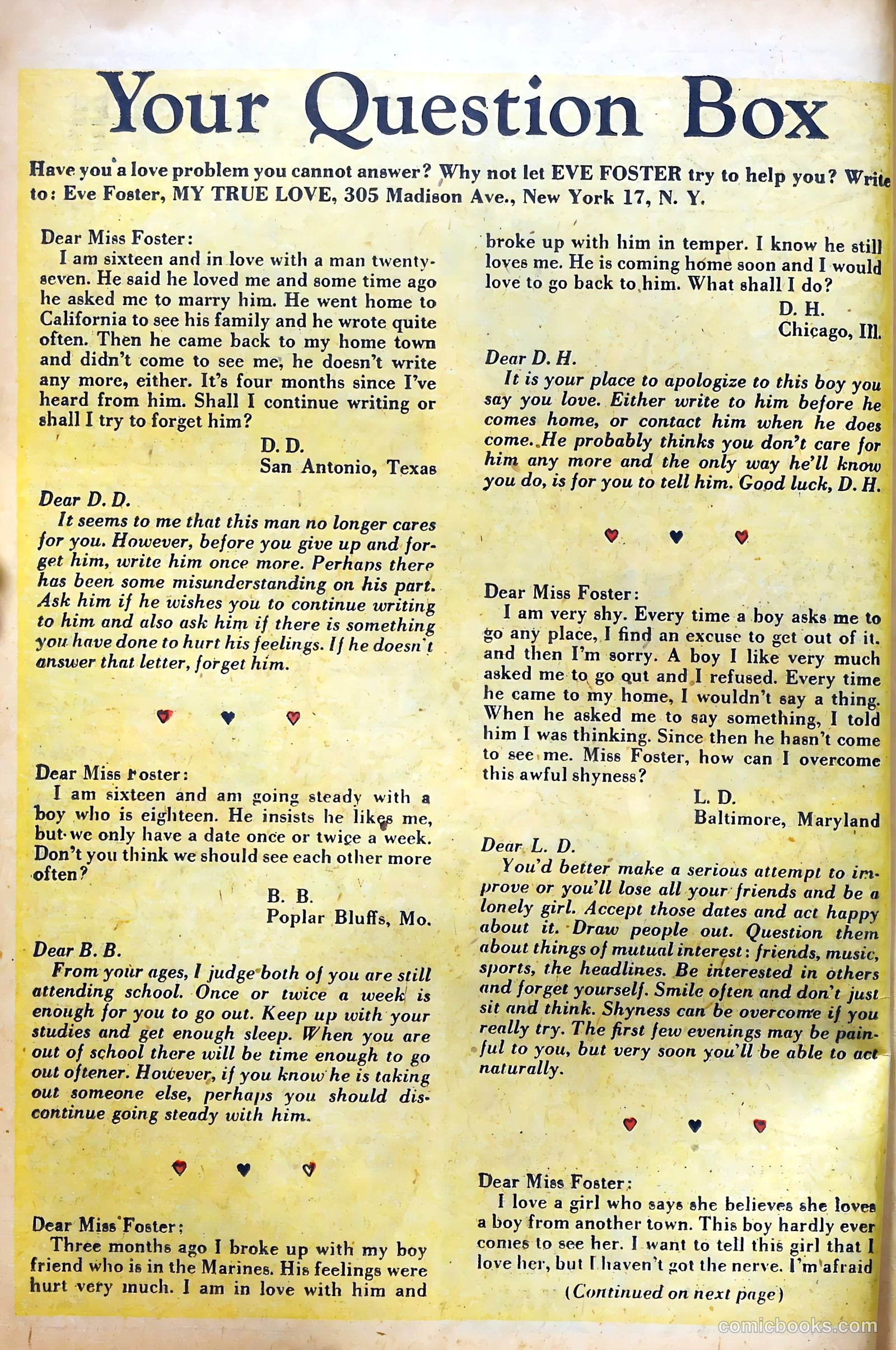 Album of Love #1 (1949) — page 22 of 130