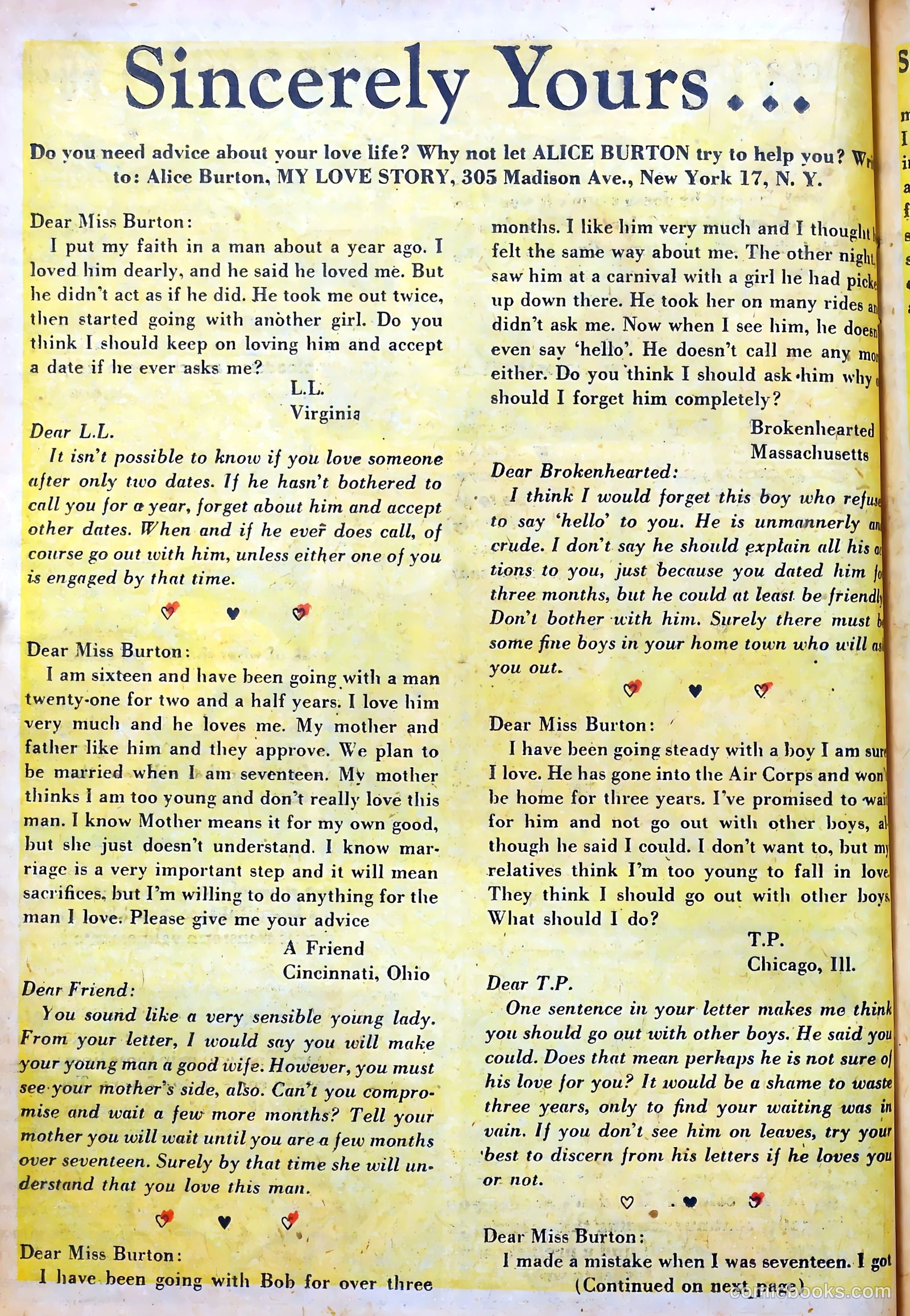 Album of Love #1 (1949) — page 54 of 130
