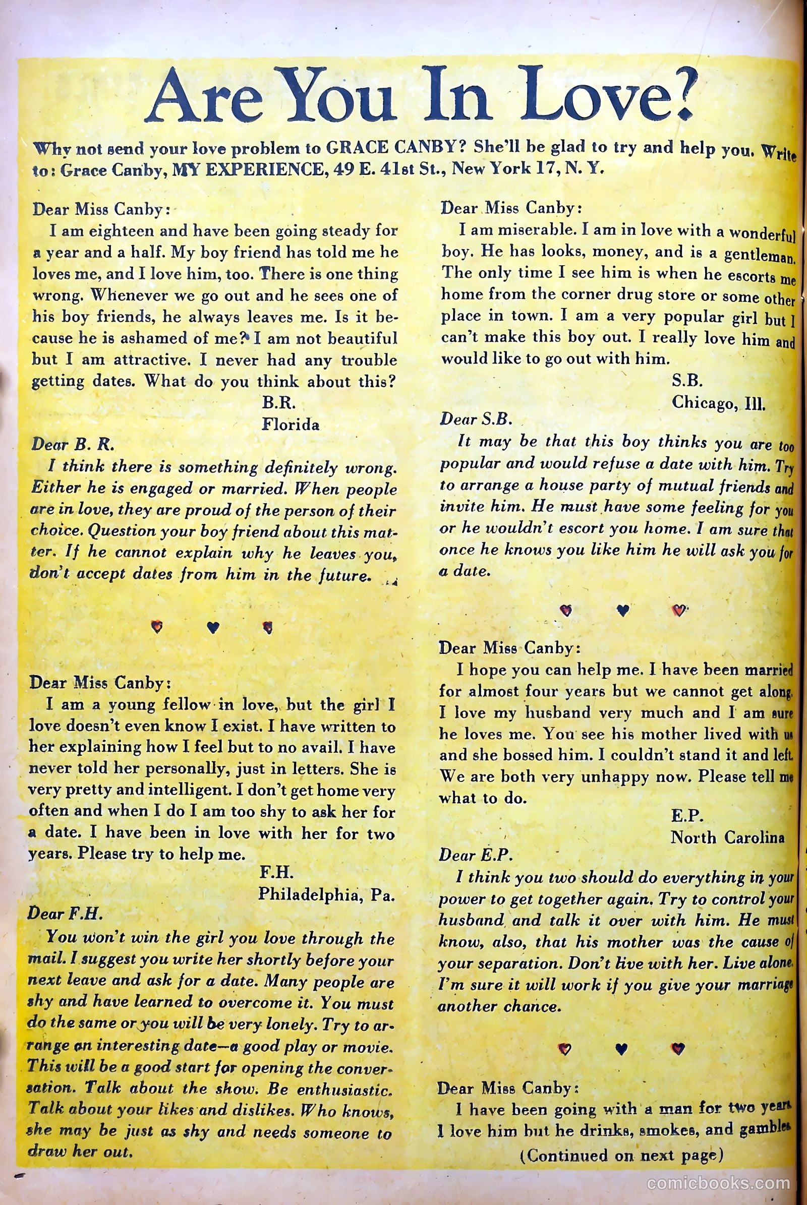 Album of Love #1 (1949) — page 86 of 130