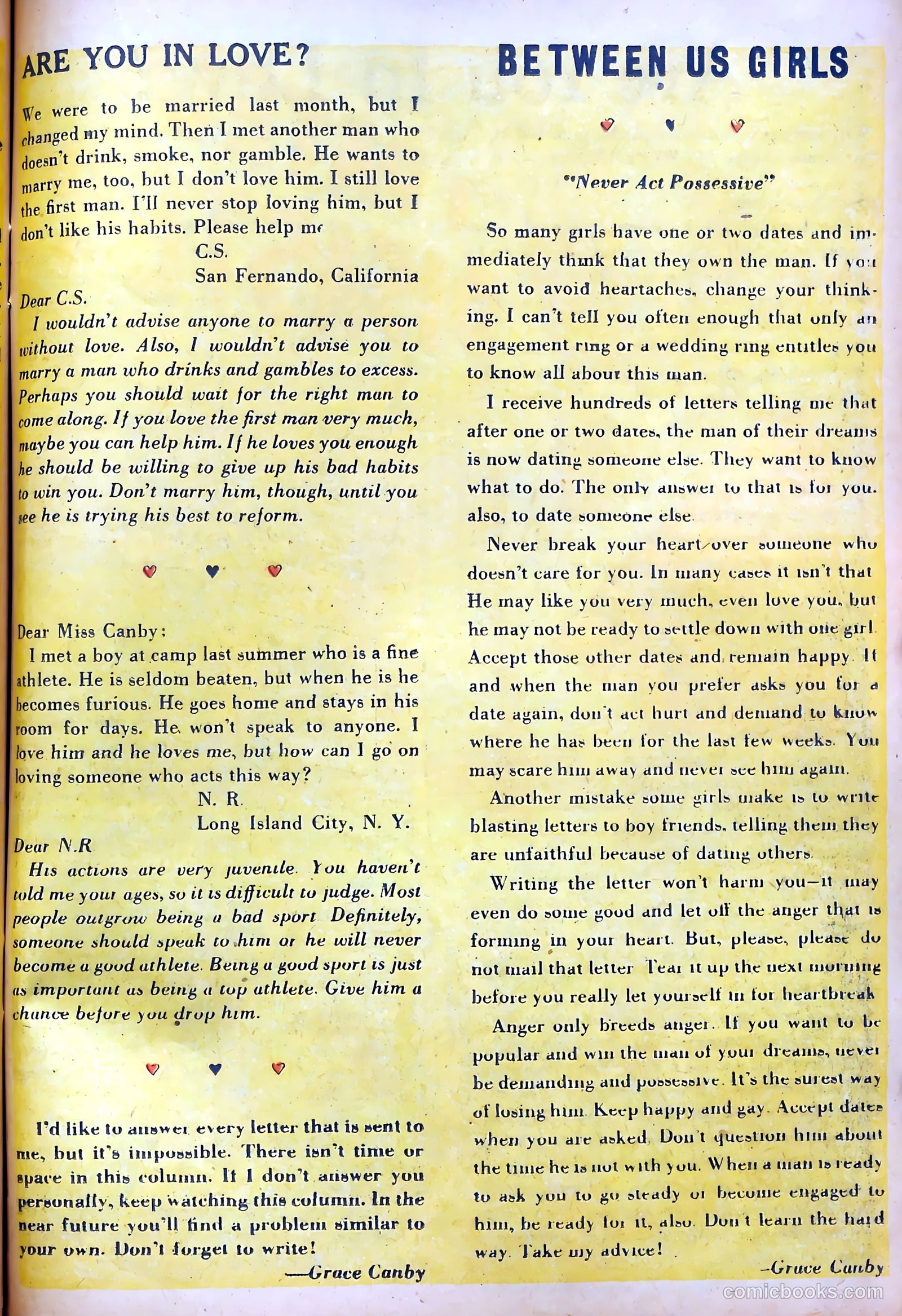 Album of Love #1 (1949) — page 87 of 130