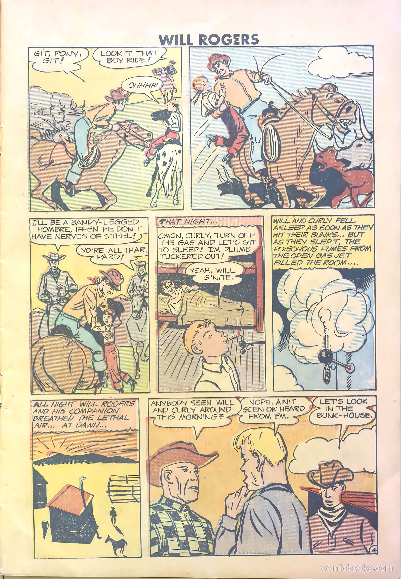 Will Rogers #1 (1950) — page 5 of 36