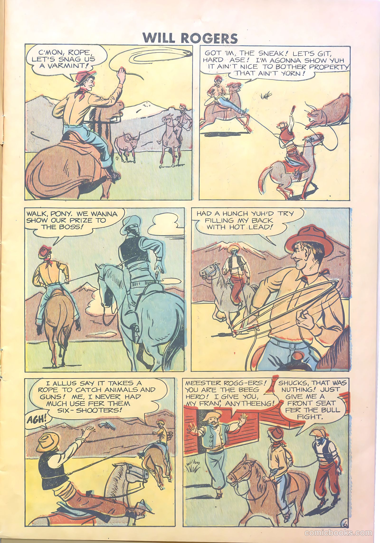 Will Rogers #1 (1950) — page 7 of 36