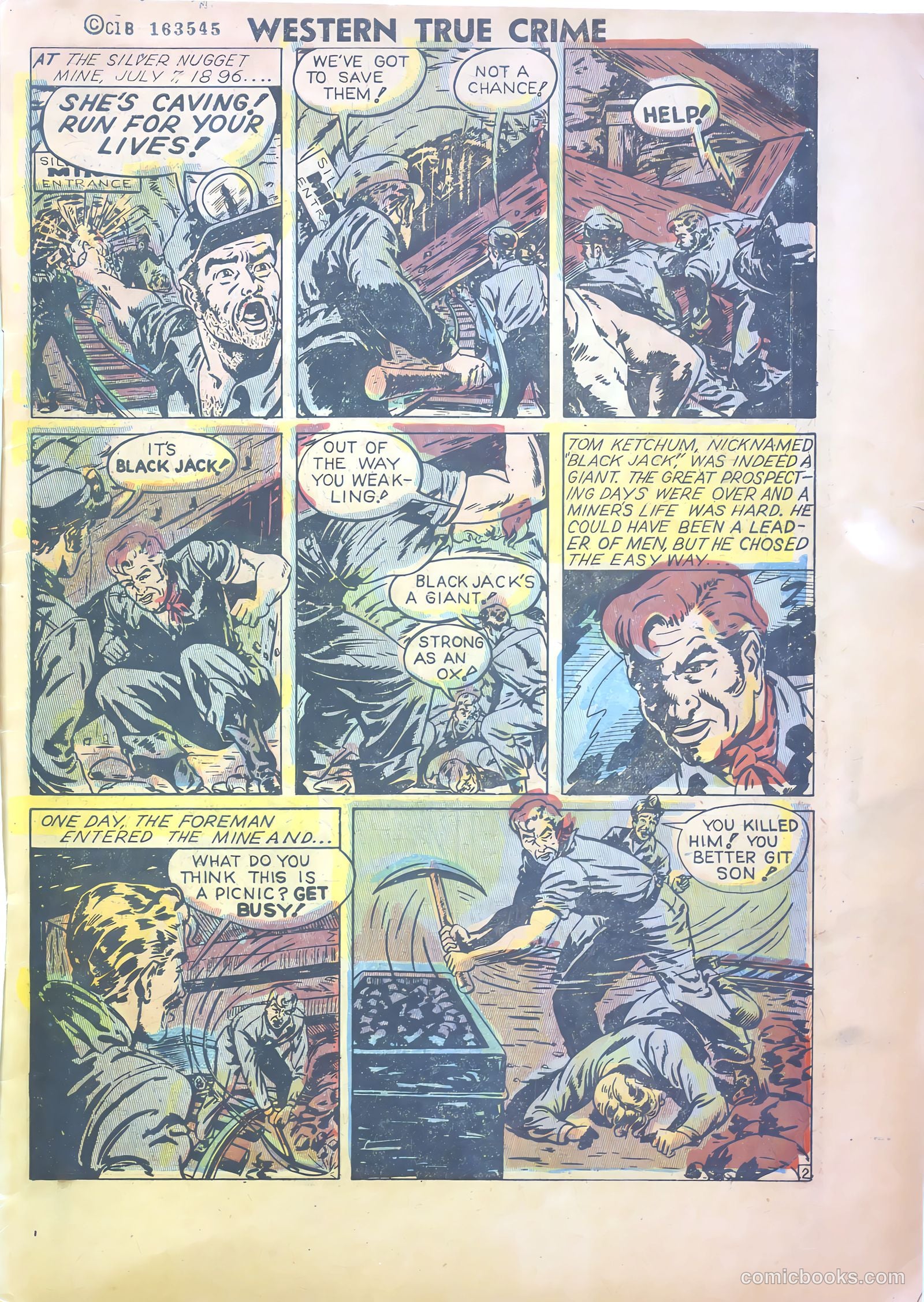 Western True Crime #2 (1950) — page 3 of 37