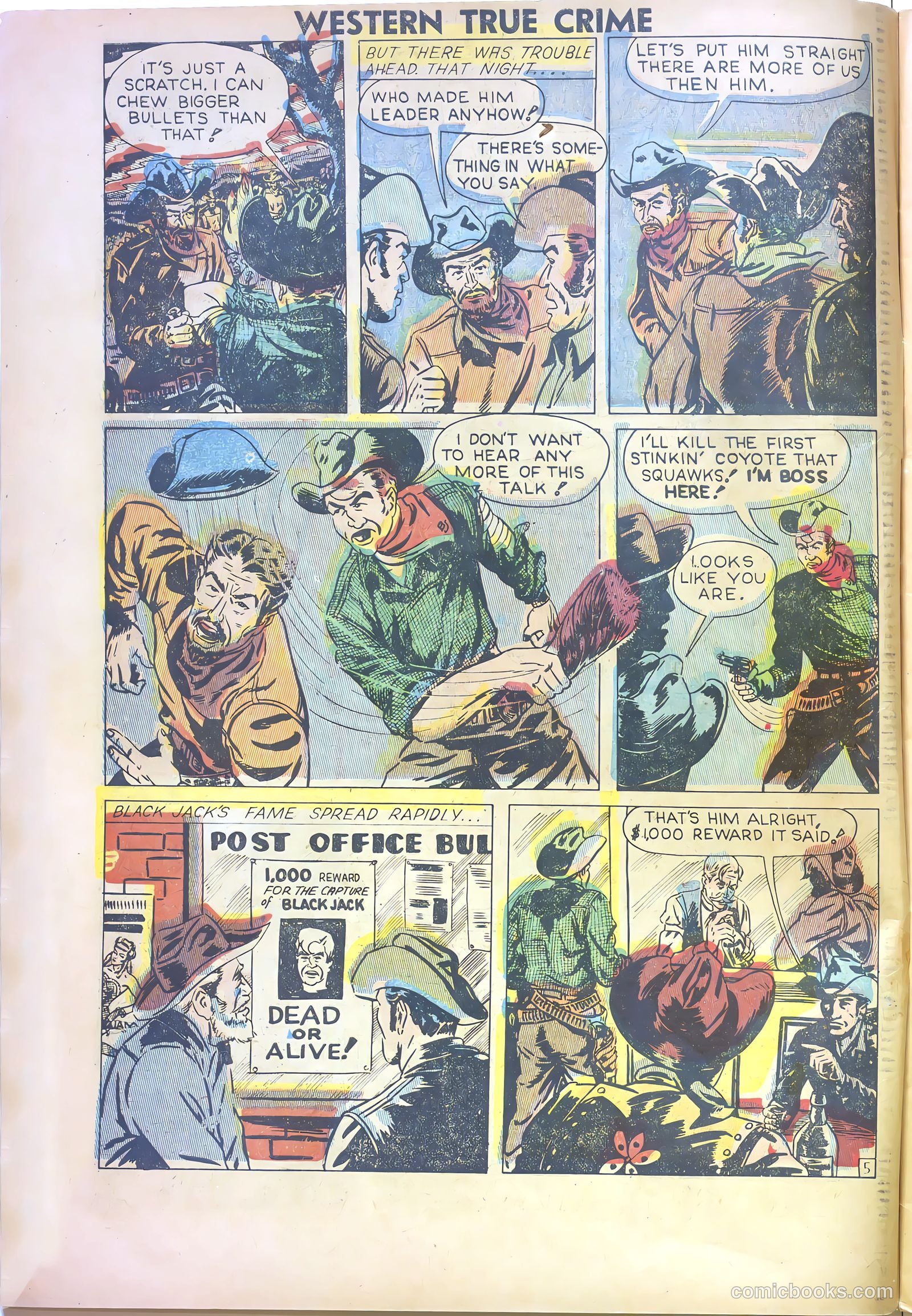 Western True Crime #2 (1950) — page 6 of 37