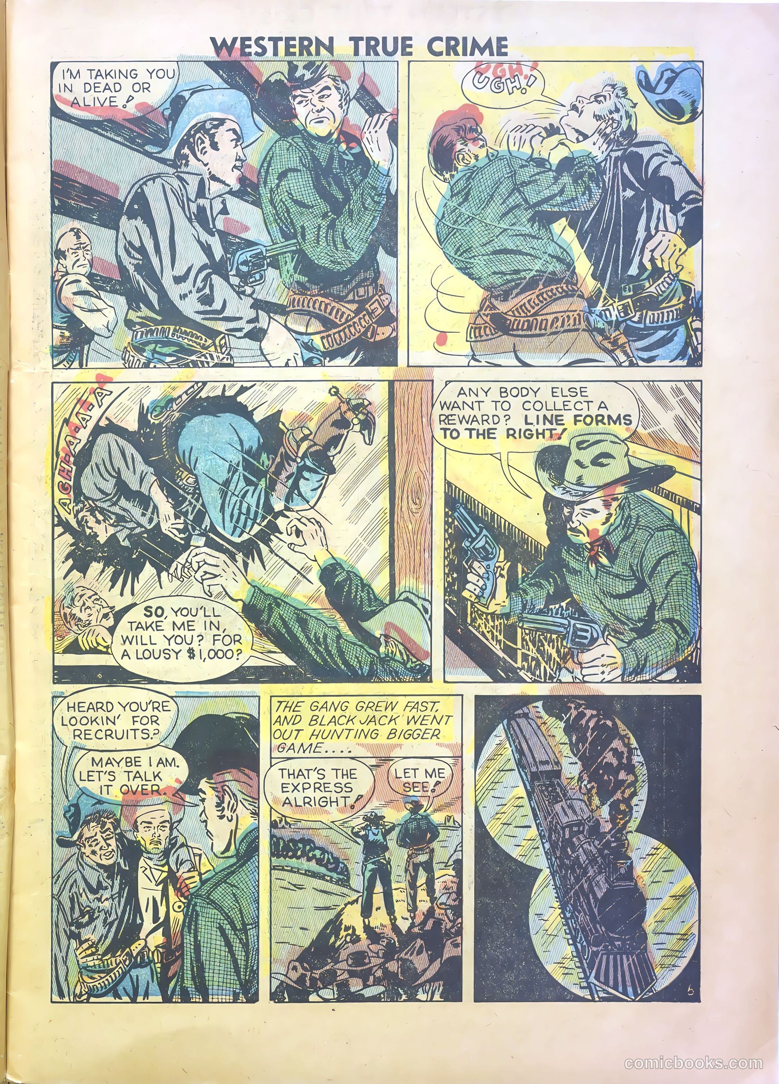 Western True Crime #2 (1950) — page 7 of 37