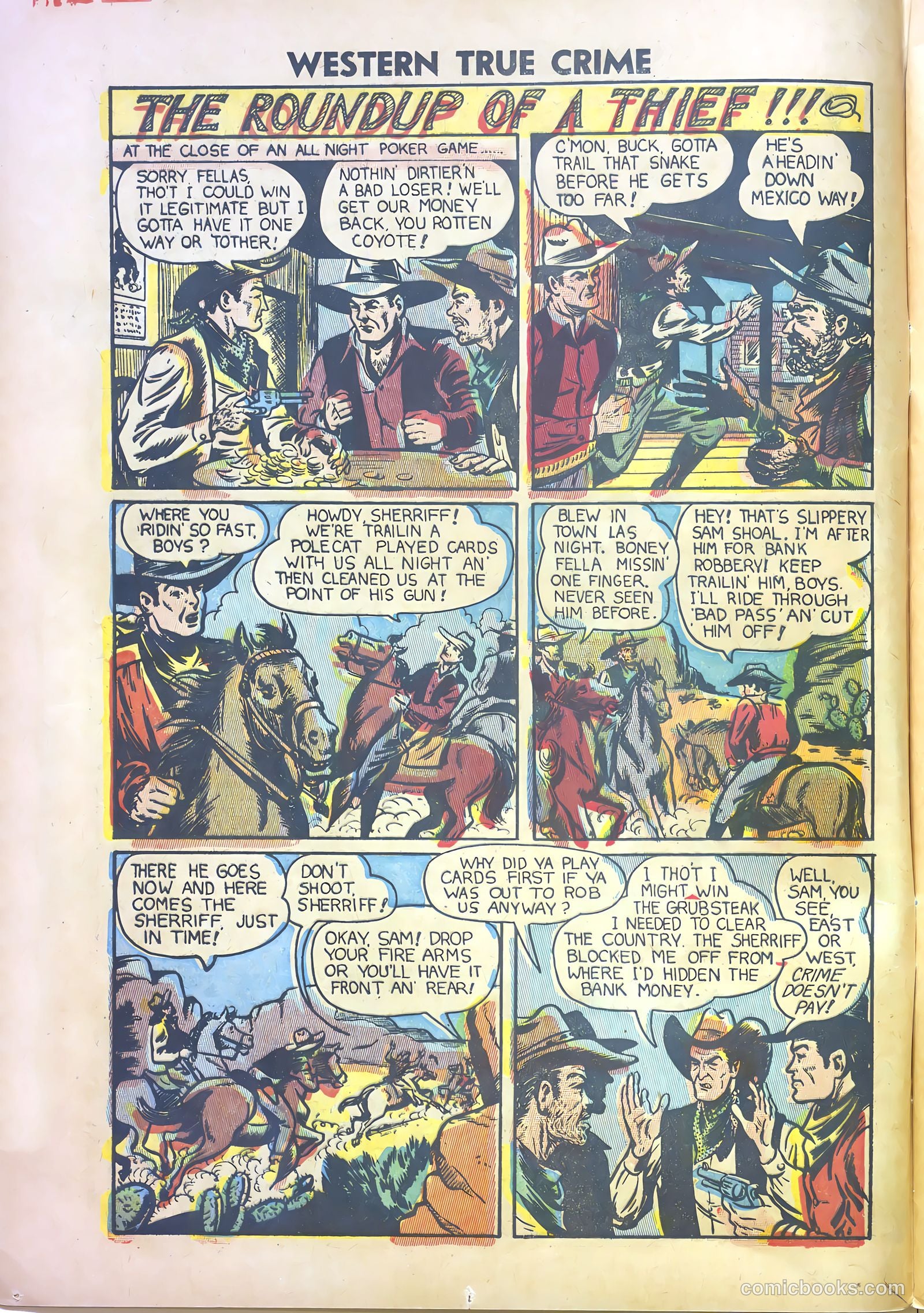 Western True Crime #2 (1950) — page 12 of 37