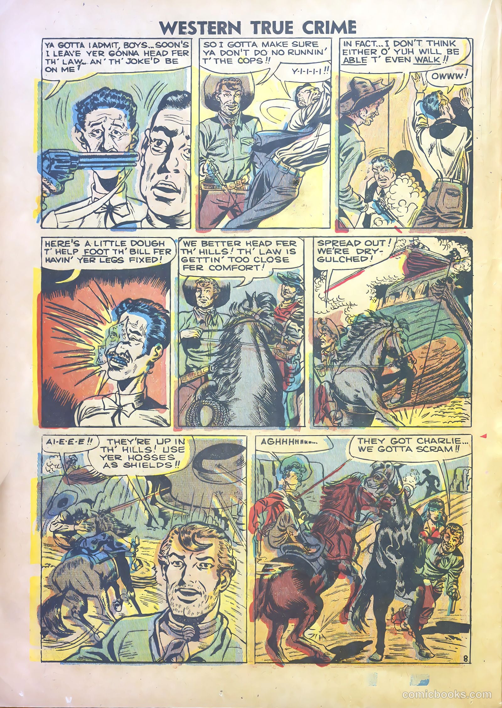 Western True Crime #2 (1950) — page 20 of 37