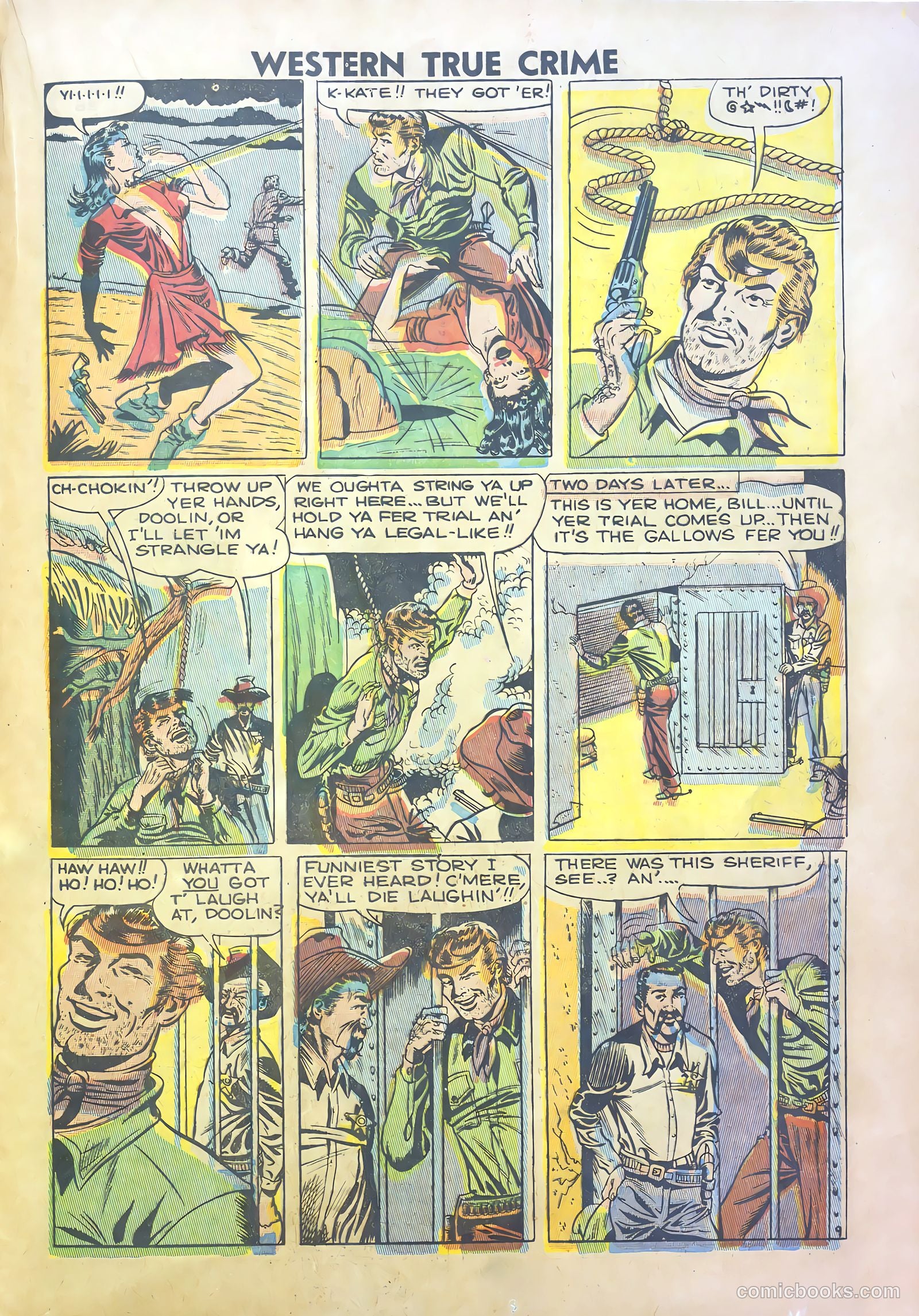 Western True Crime #2 (1950) — page 21 of 37