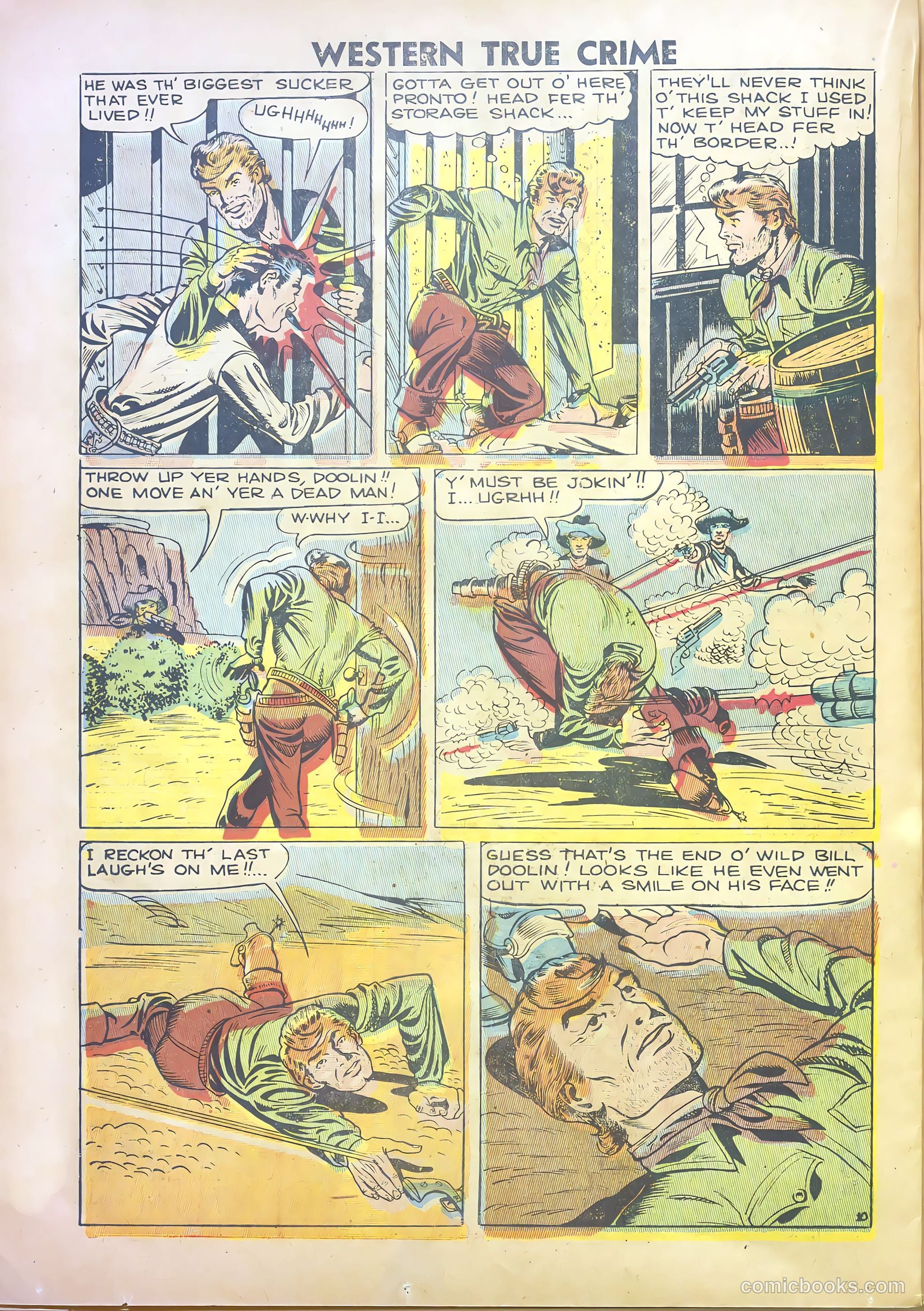 Western True Crime #2 (1950) — page 22 of 37