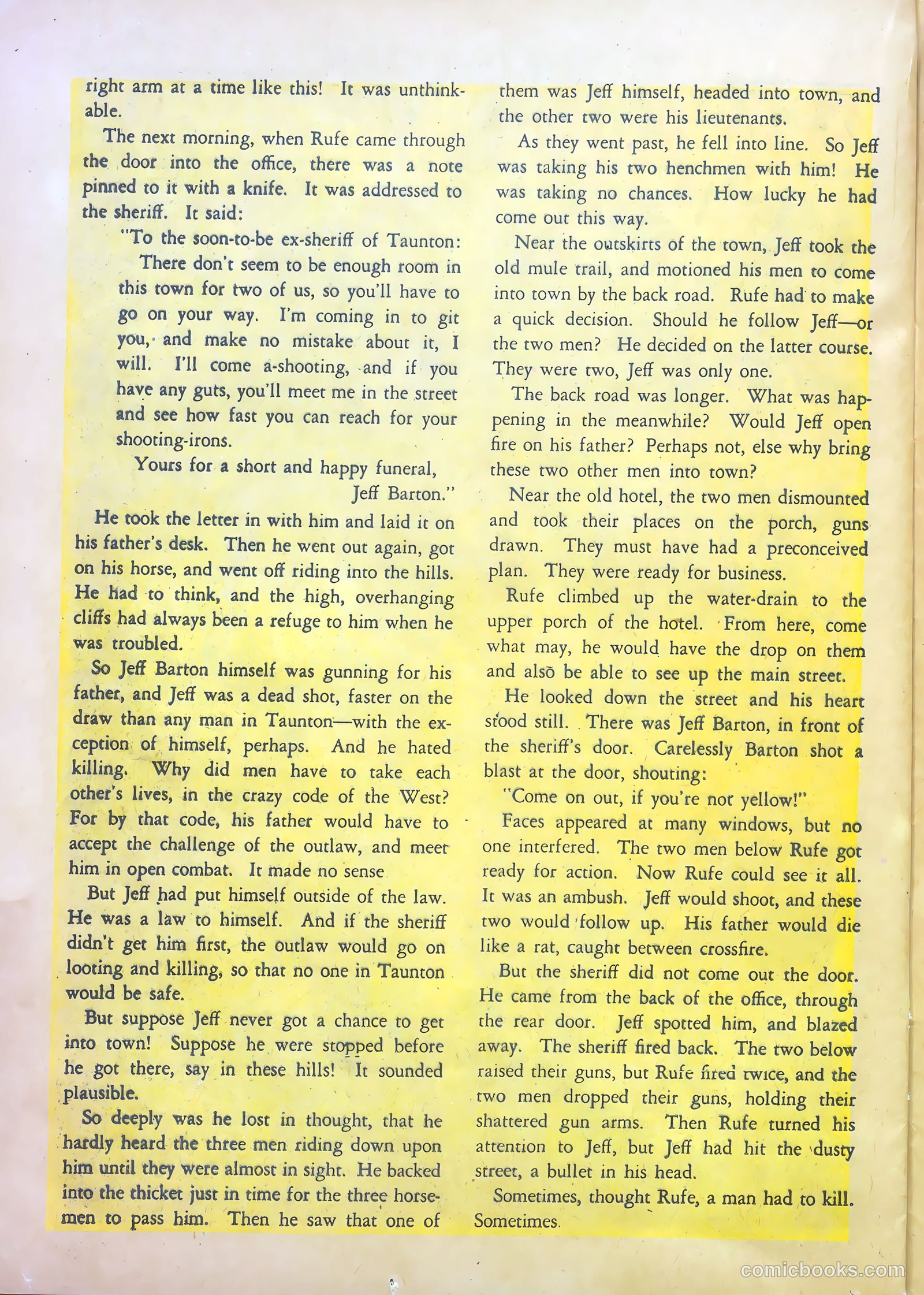 Western True Crime #2 (1950) — page 24 of 37