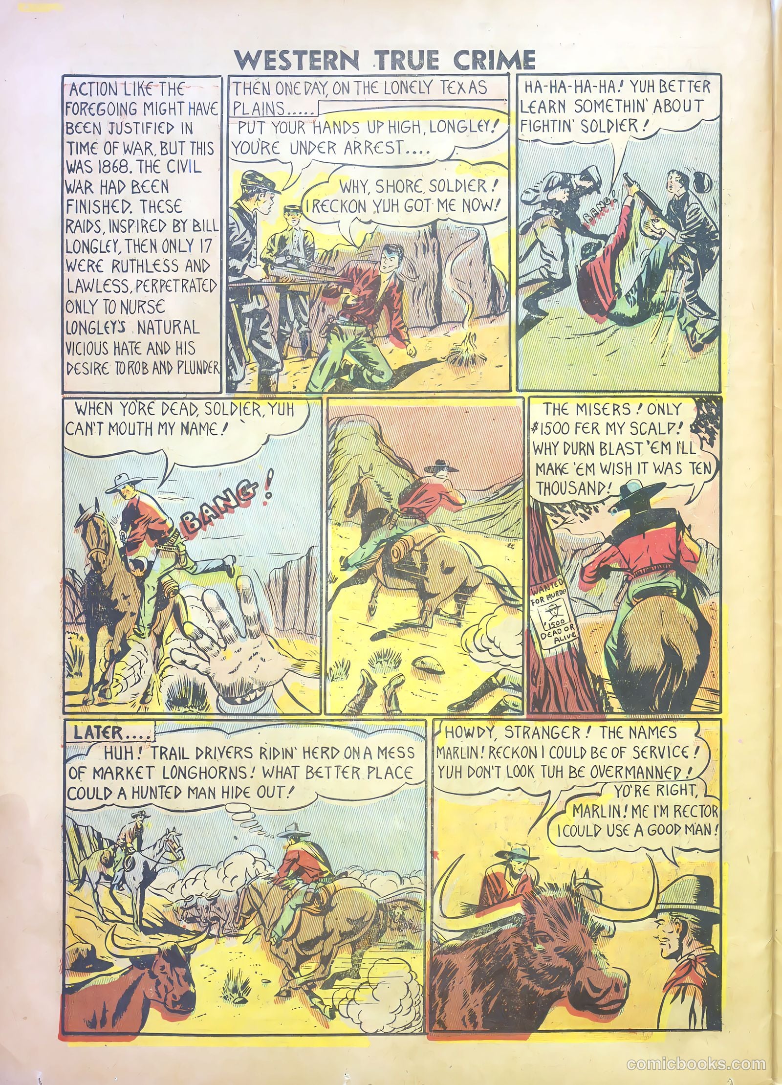 Western True Crime #2 (1950) — page 26 of 37