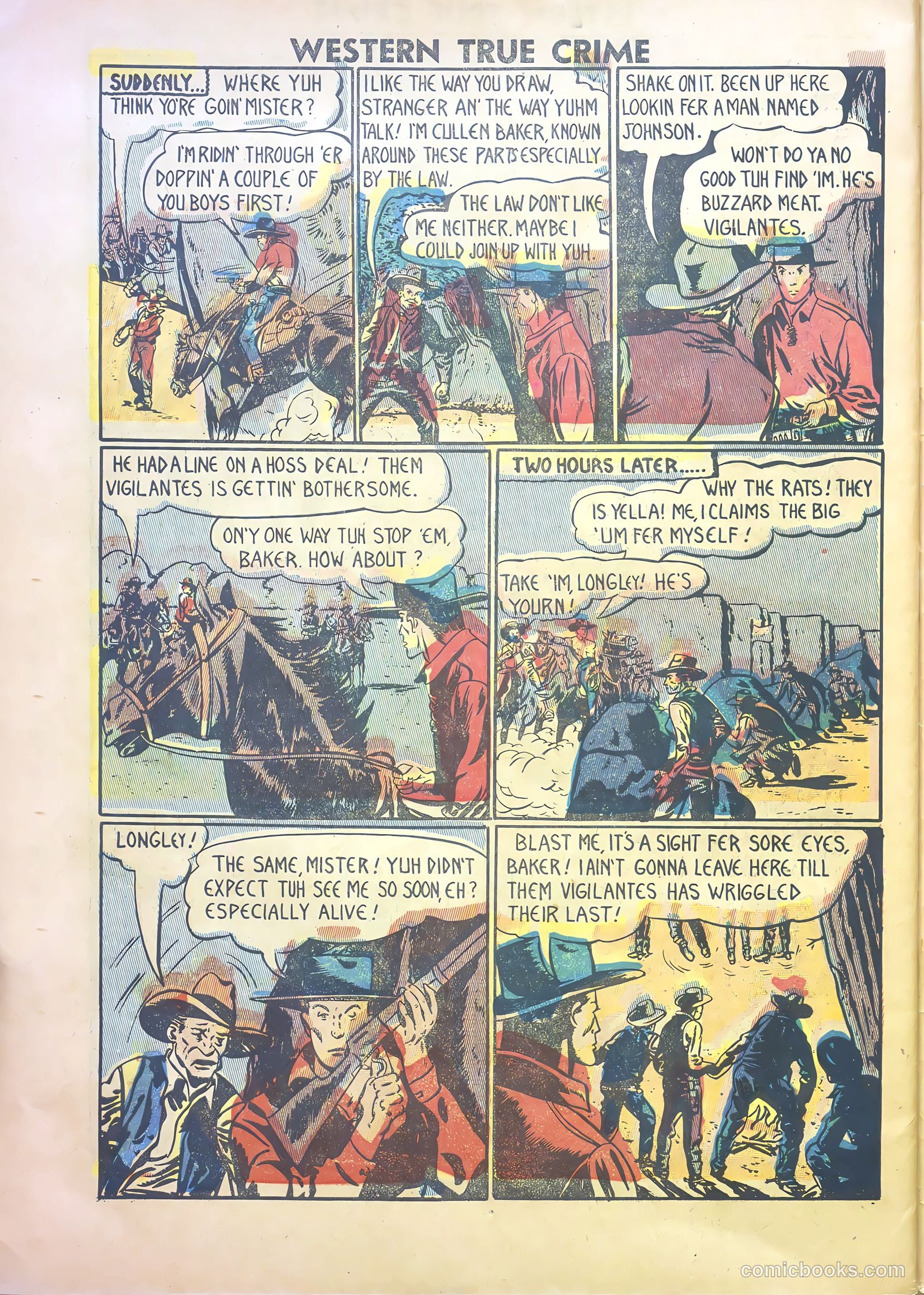Western True Crime #2 (1950) — page 30 of 37