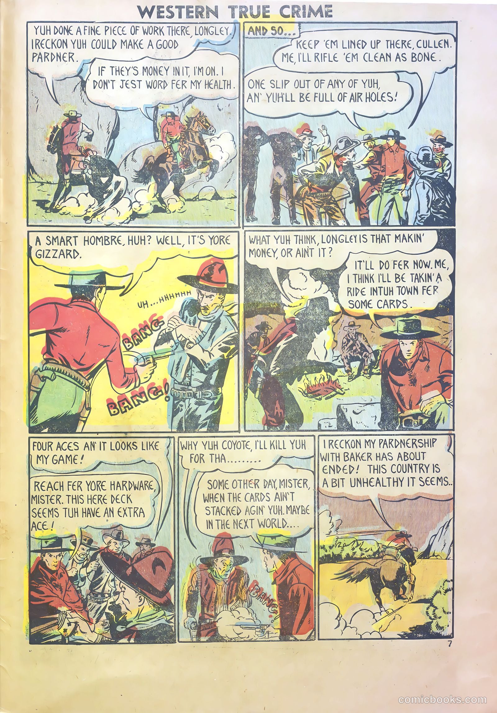 Western True Crime #2 (1950) — page 31 of 37