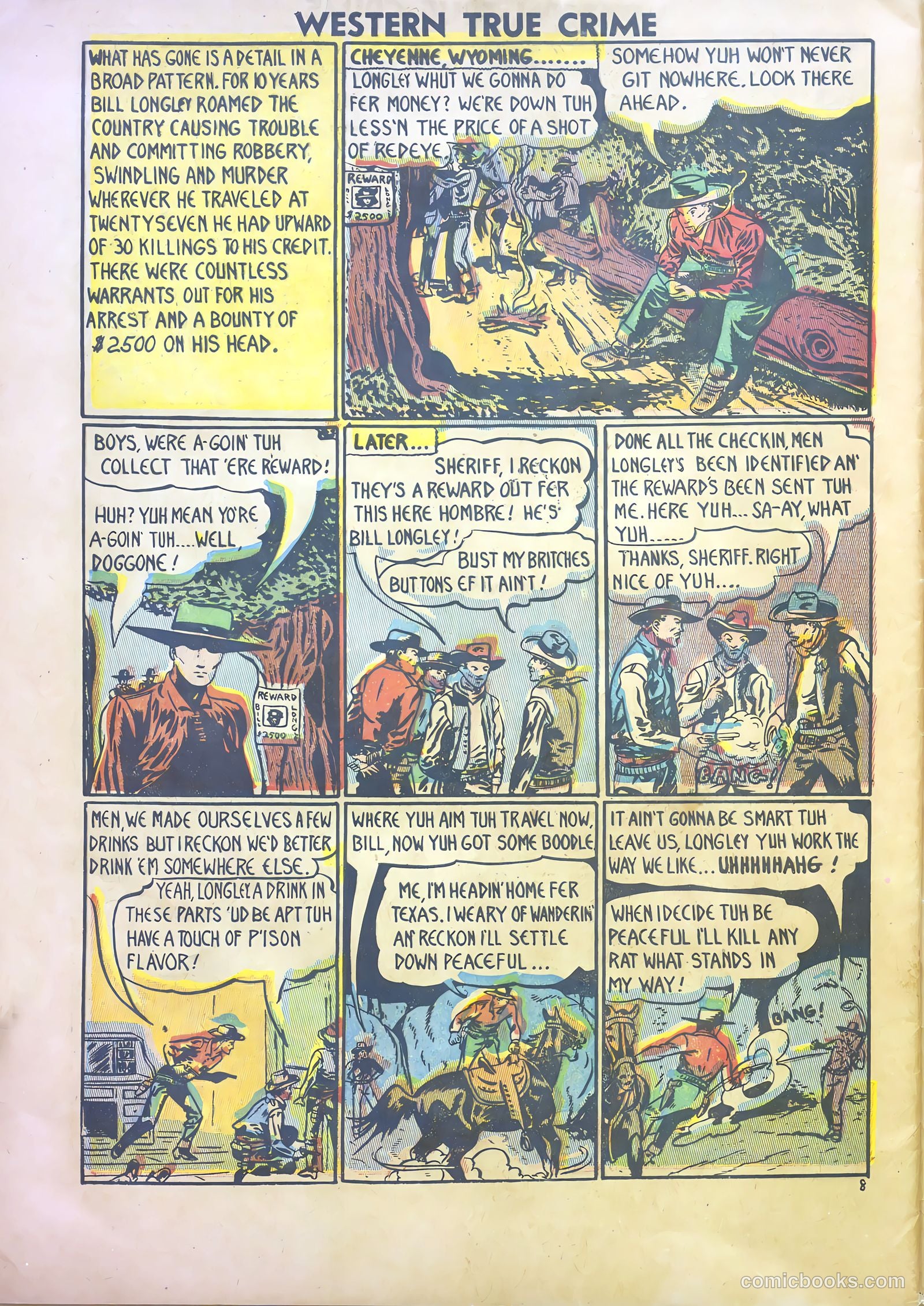 Western True Crime #2 (1950) — page 32 of 37