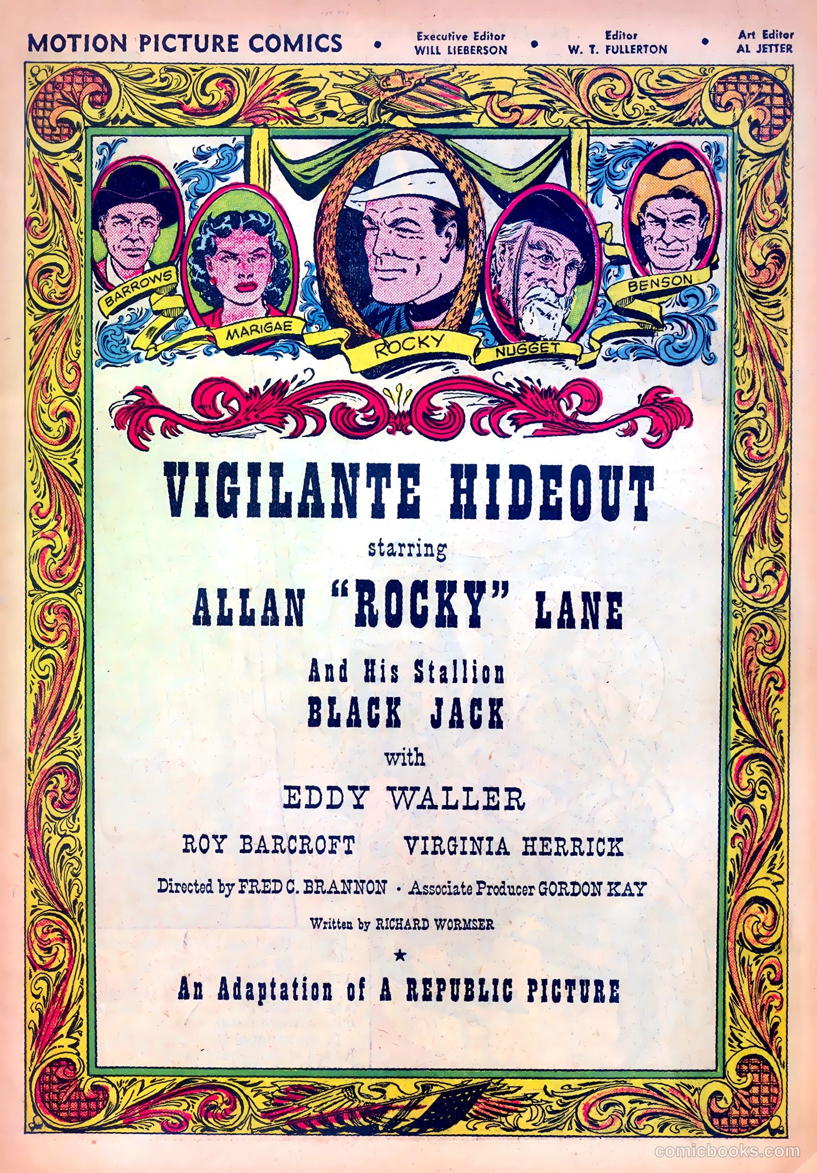 Motion Picture Comics 104 Vigilante Hideout #1 — page 3 of 36