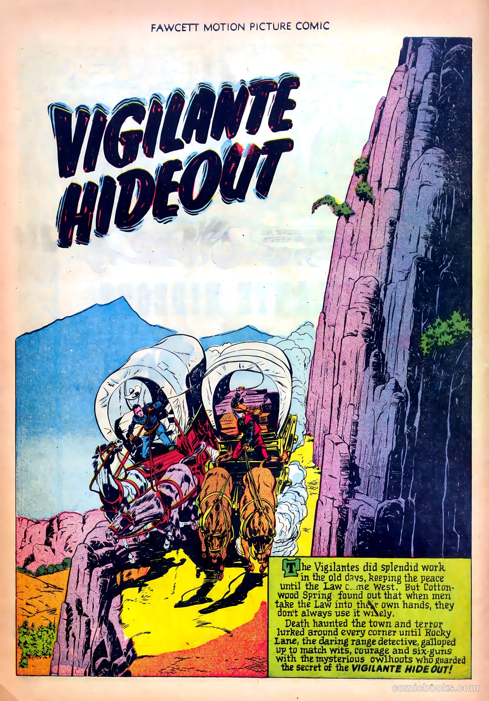 Motion Picture Comics 104 Vigilante Hideout #1 — page 4 of 36