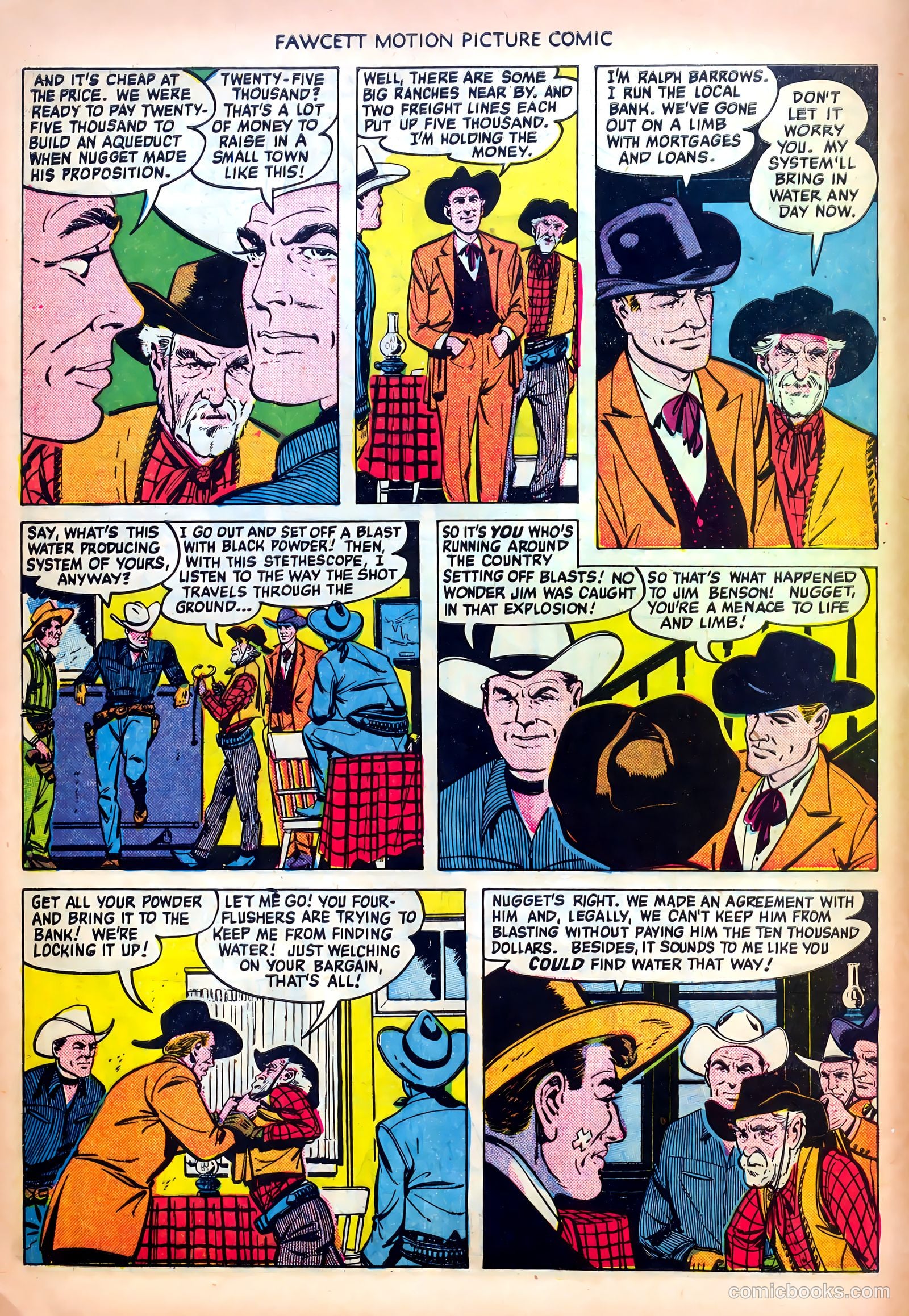 Motion Picture Comics 104 Vigilante Hideout #1 — page 8 of 36