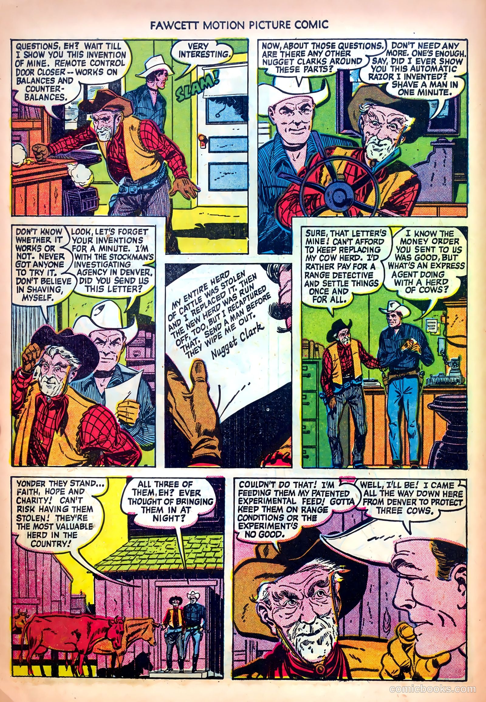 Motion Picture Comics 104 Vigilante Hideout #1 — page 10 of 36