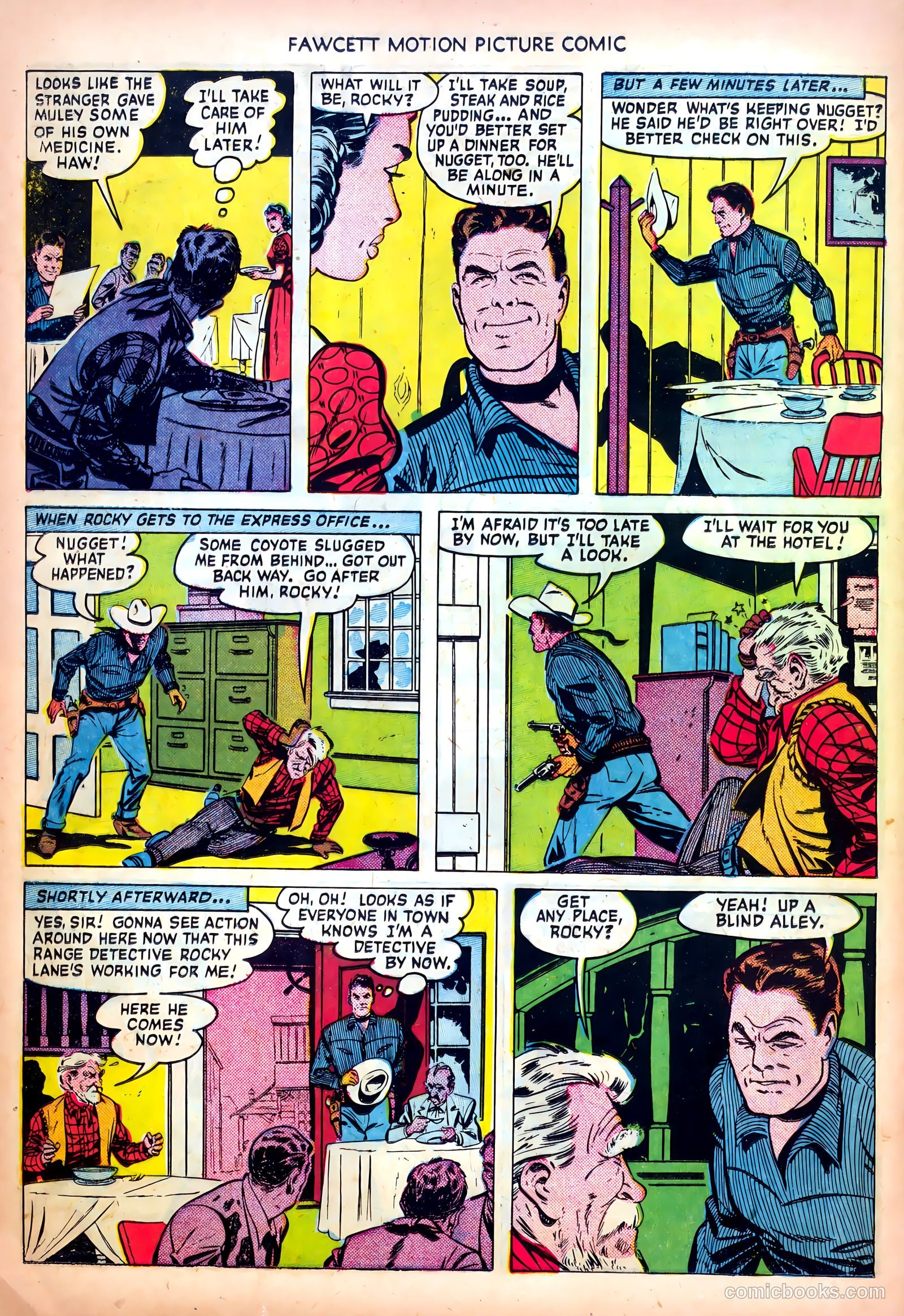 Motion Picture Comics 104 Vigilante Hideout #1 — page 12 of 36