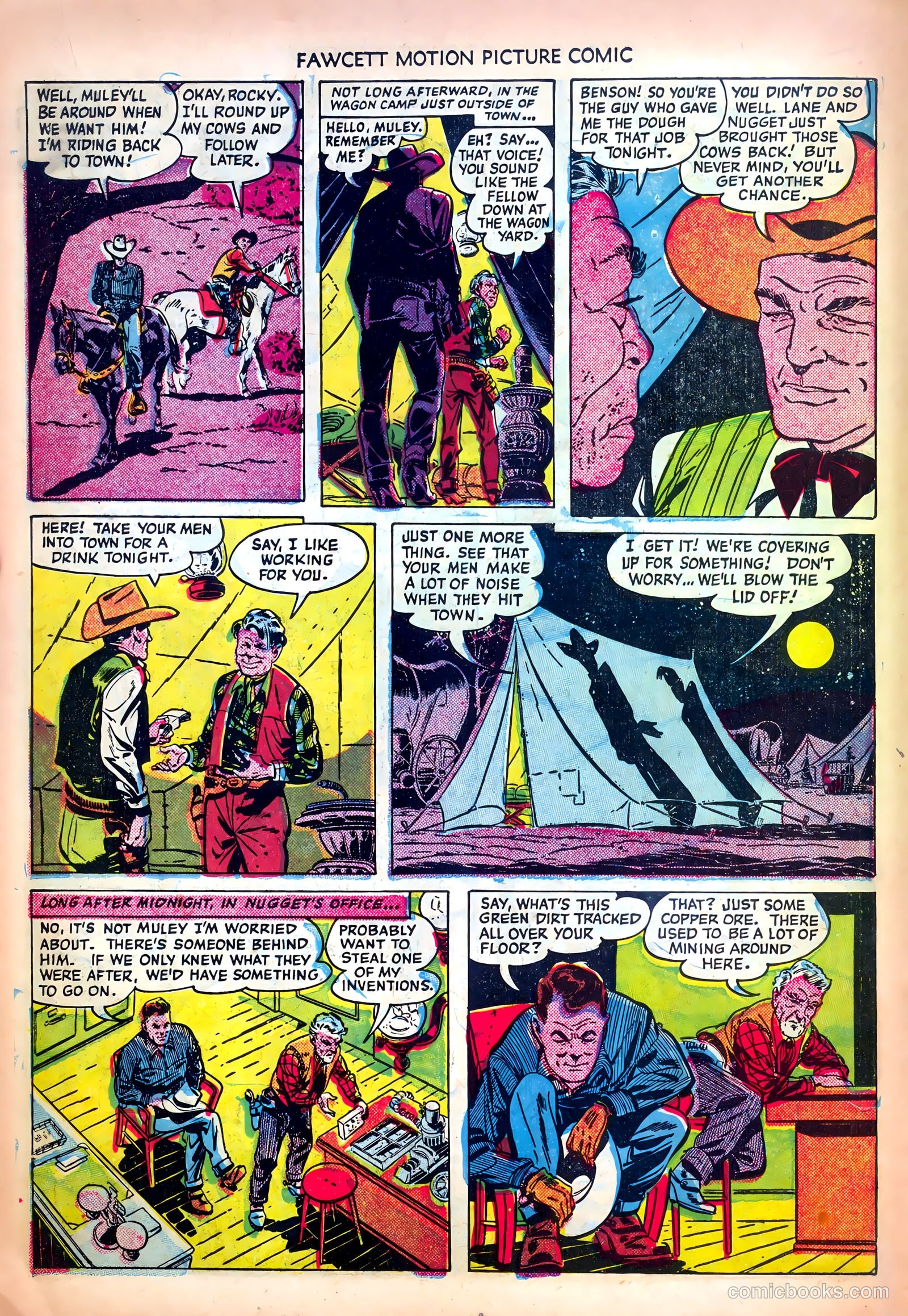 Motion Picture Comics 104 Vigilante Hideout #1 — page 18 of 36
