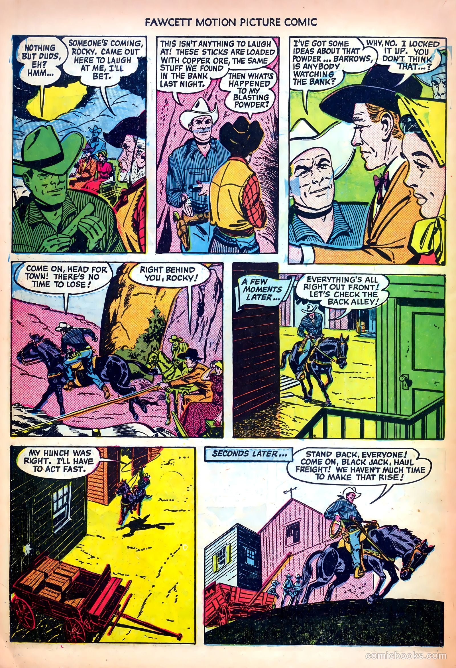 Motion Picture Comics 104 Vigilante Hideout #1 — page 22 of 36