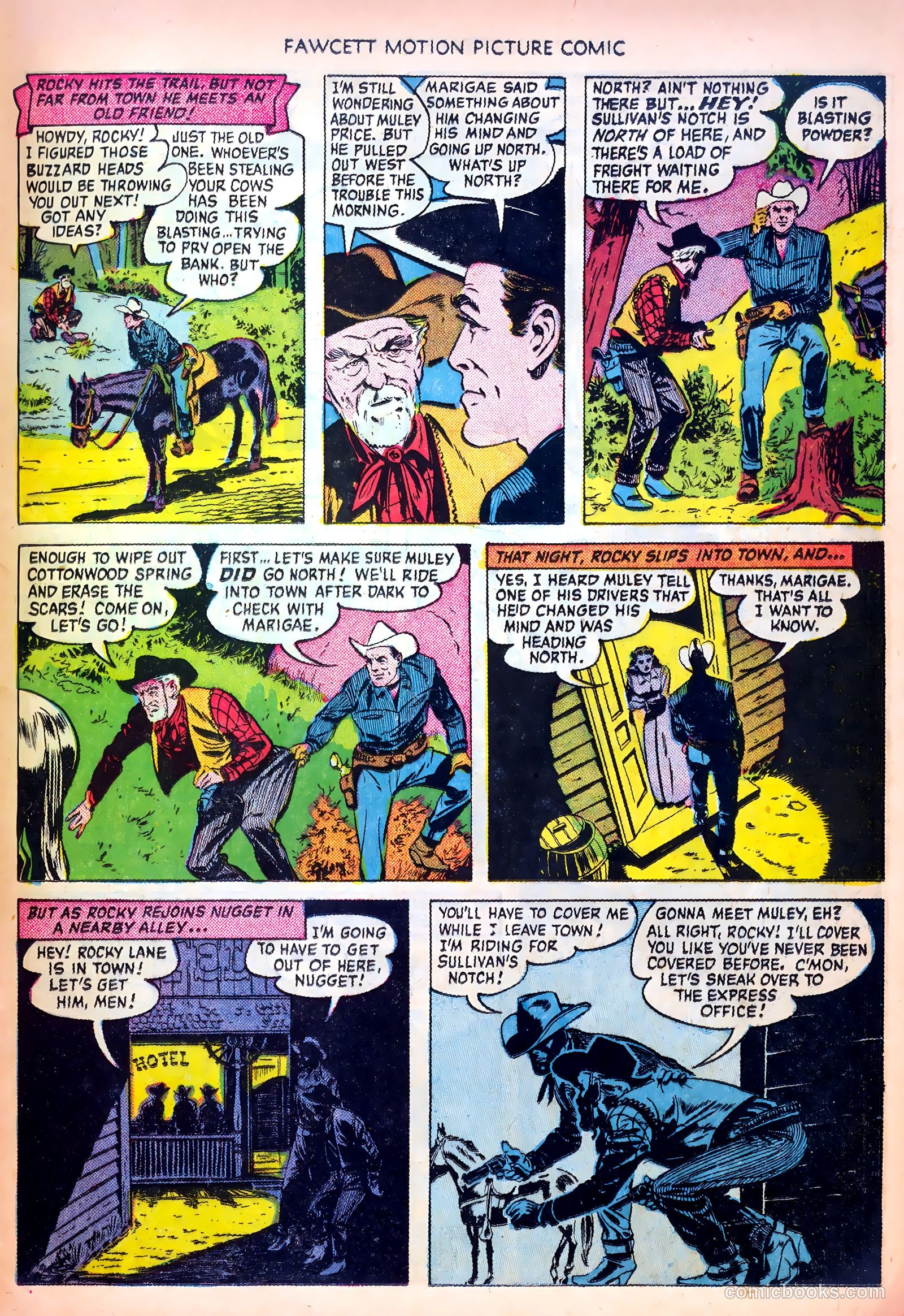 Motion Picture Comics 104 Vigilante Hideout #1 — page 25 of 36