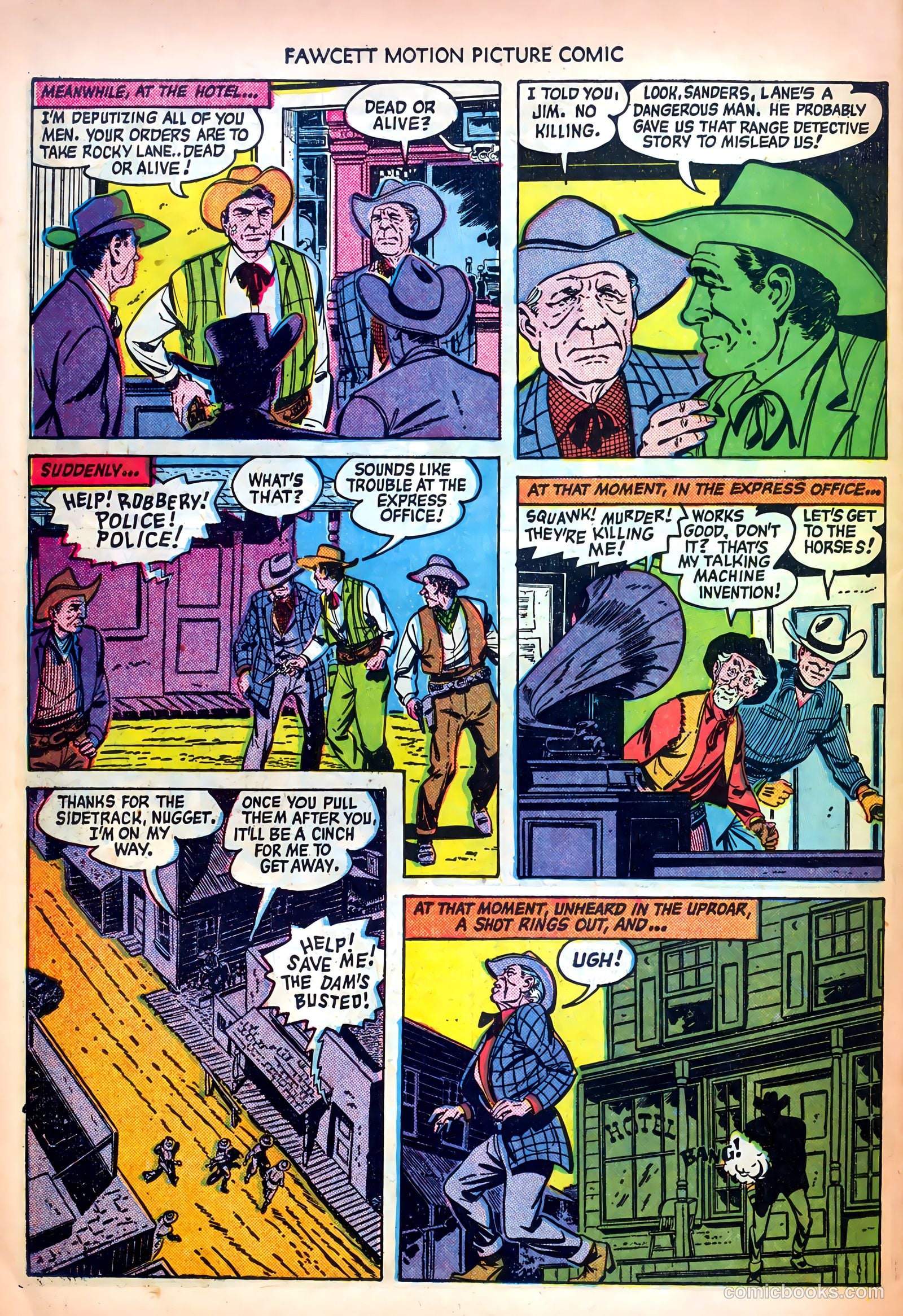 Motion Picture Comics 104 Vigilante Hideout #1 — page 26 of 36