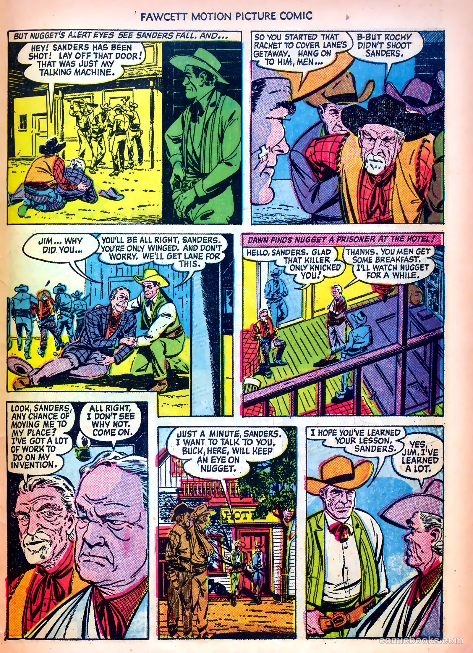 Motion Picture Comics 104 Vigilante Hideout #1 — page 27 of 36