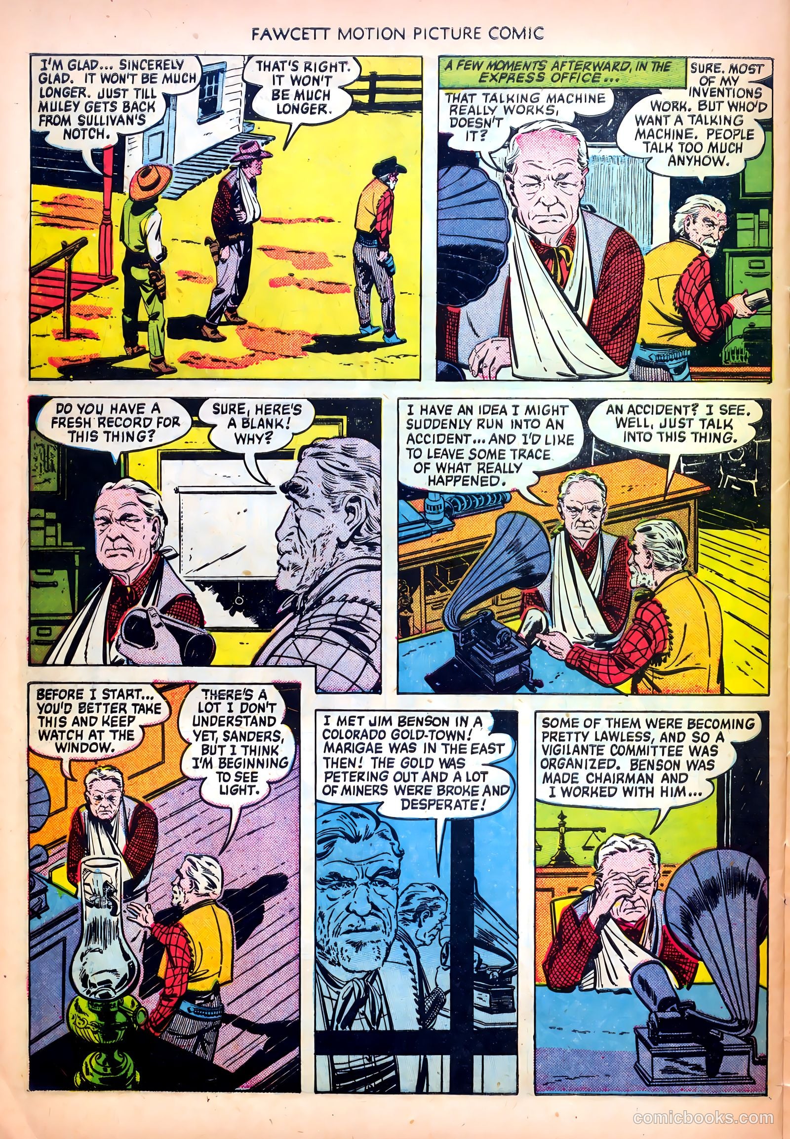 Motion Picture Comics 104 Vigilante Hideout #1 — page 28 of 36