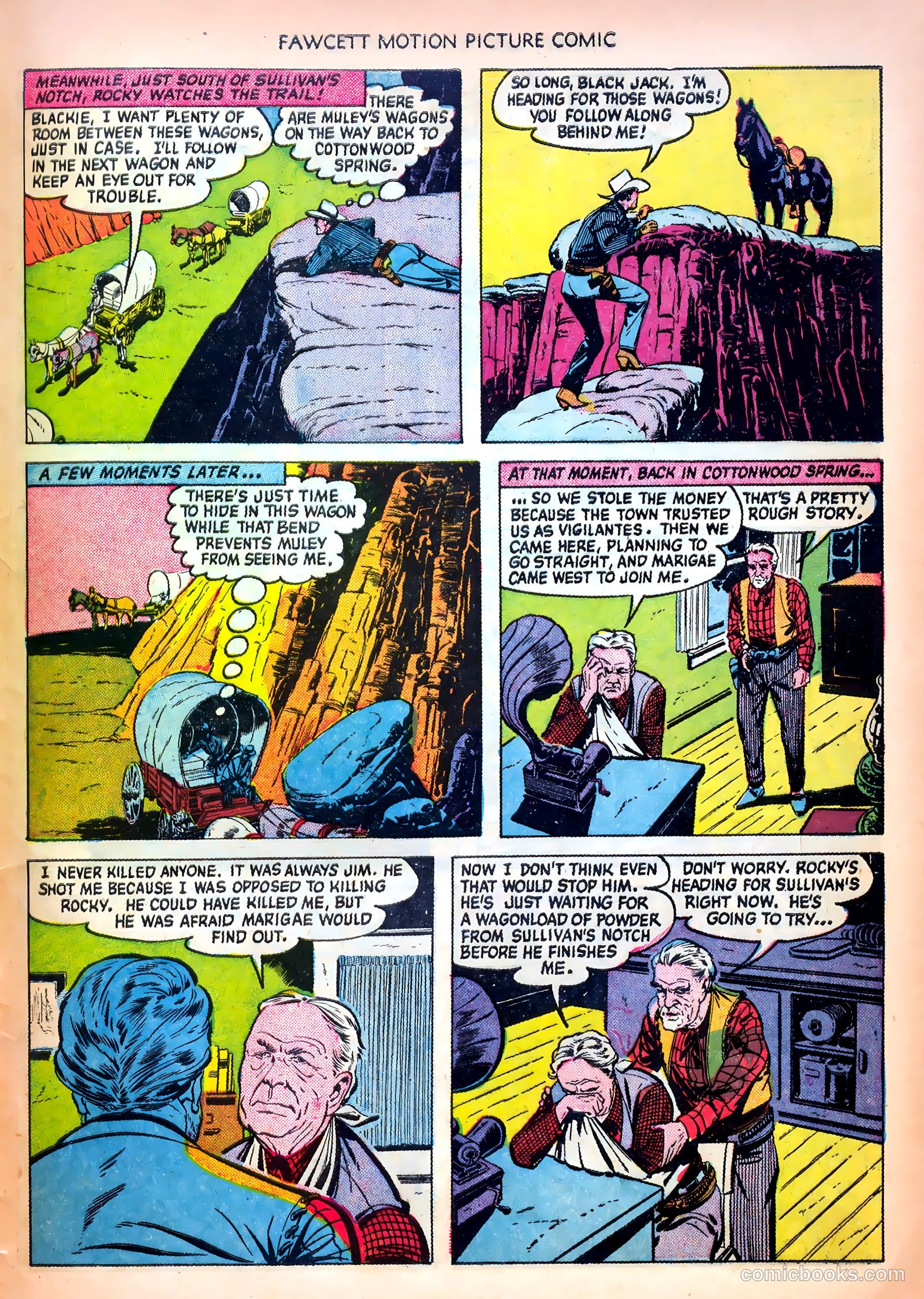 Motion Picture Comics 104 Vigilante Hideout #1 — page 29 of 36
