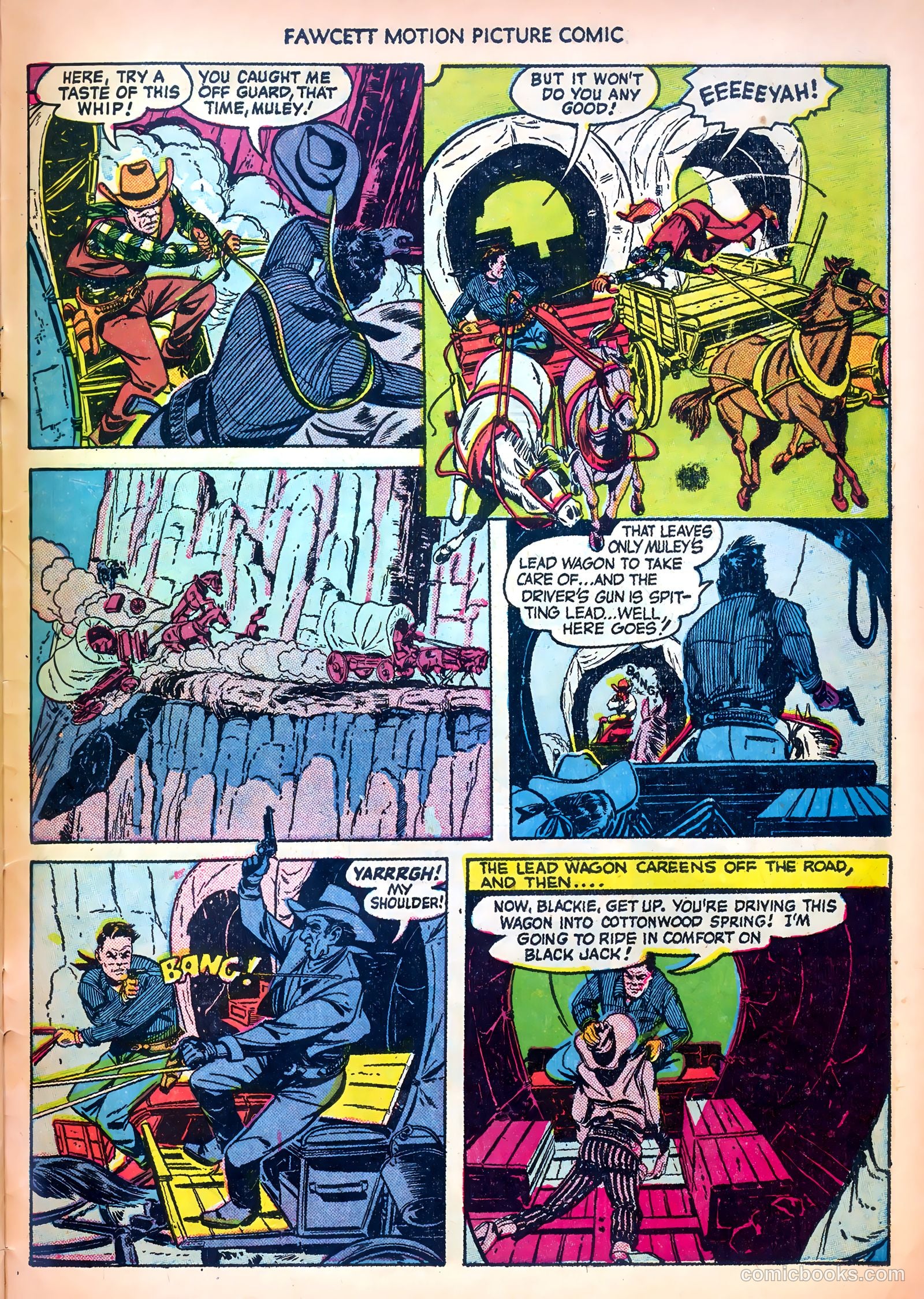 Motion Picture Comics 104 Vigilante Hideout #1 — page 31 of 36