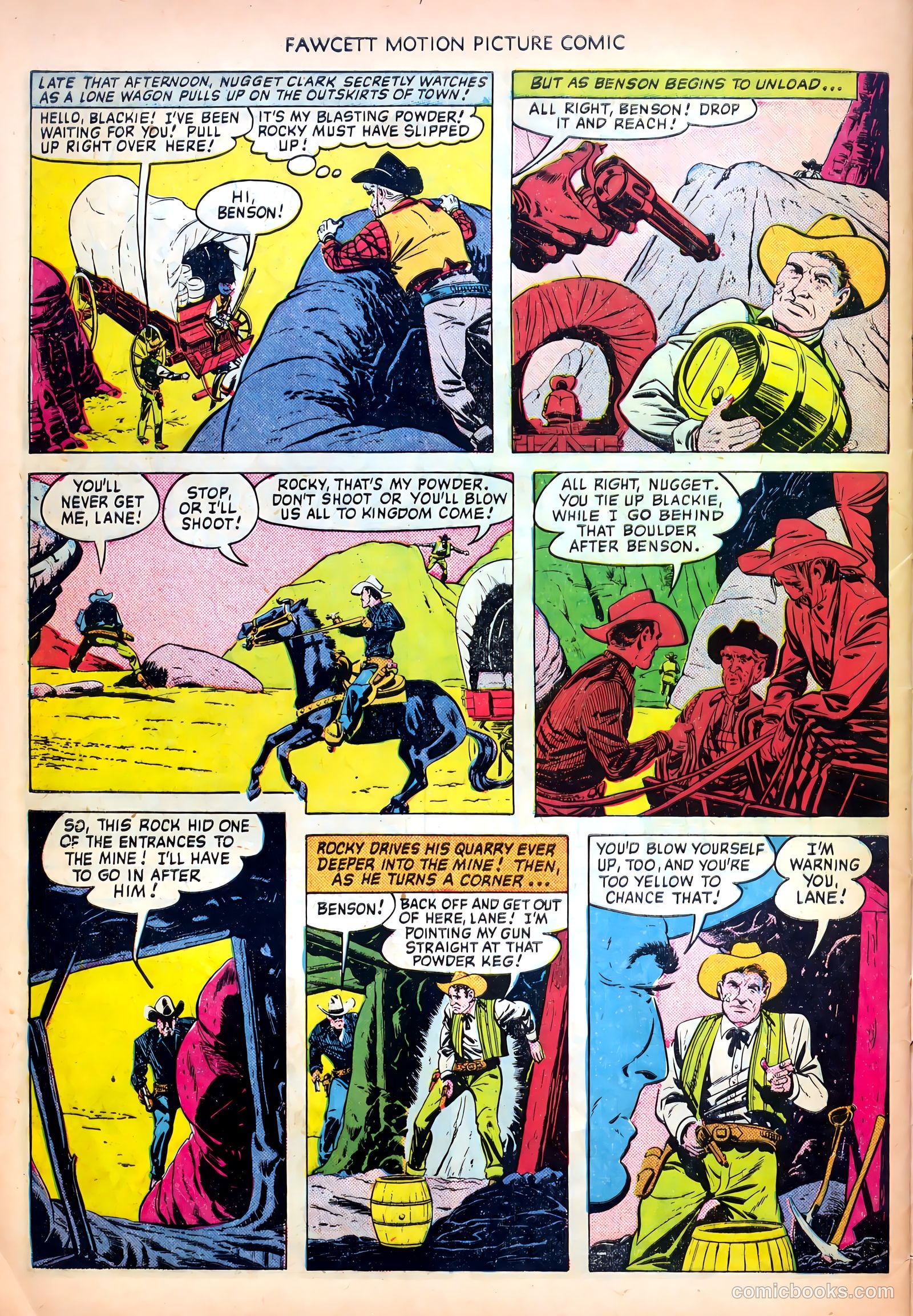 Motion Picture Comics 104 Vigilante Hideout #1 — page 32 of 36