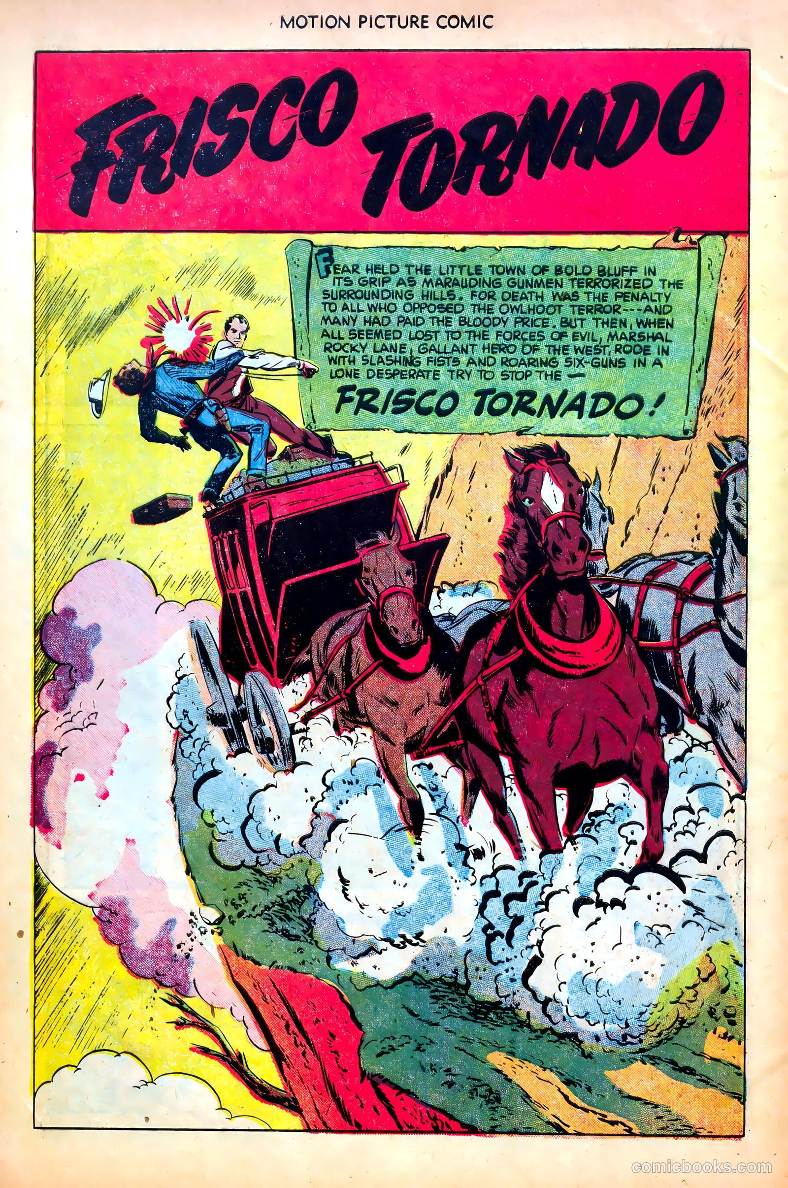 Motion Picture Comics 107 Frisco Tornado #1 — page 4 of 36