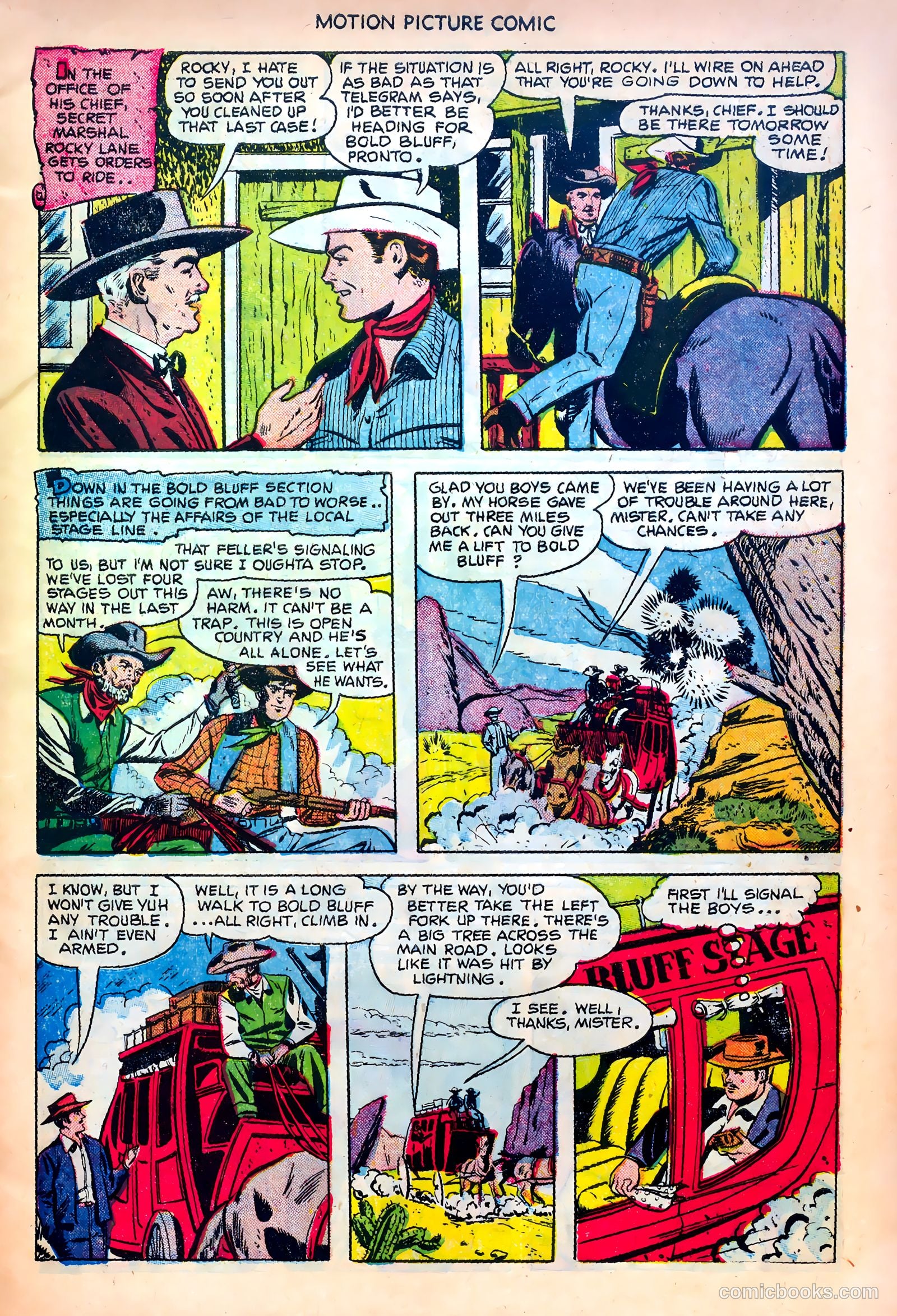 Motion Picture Comics 107 Frisco Tornado #1 — page 5 of 36