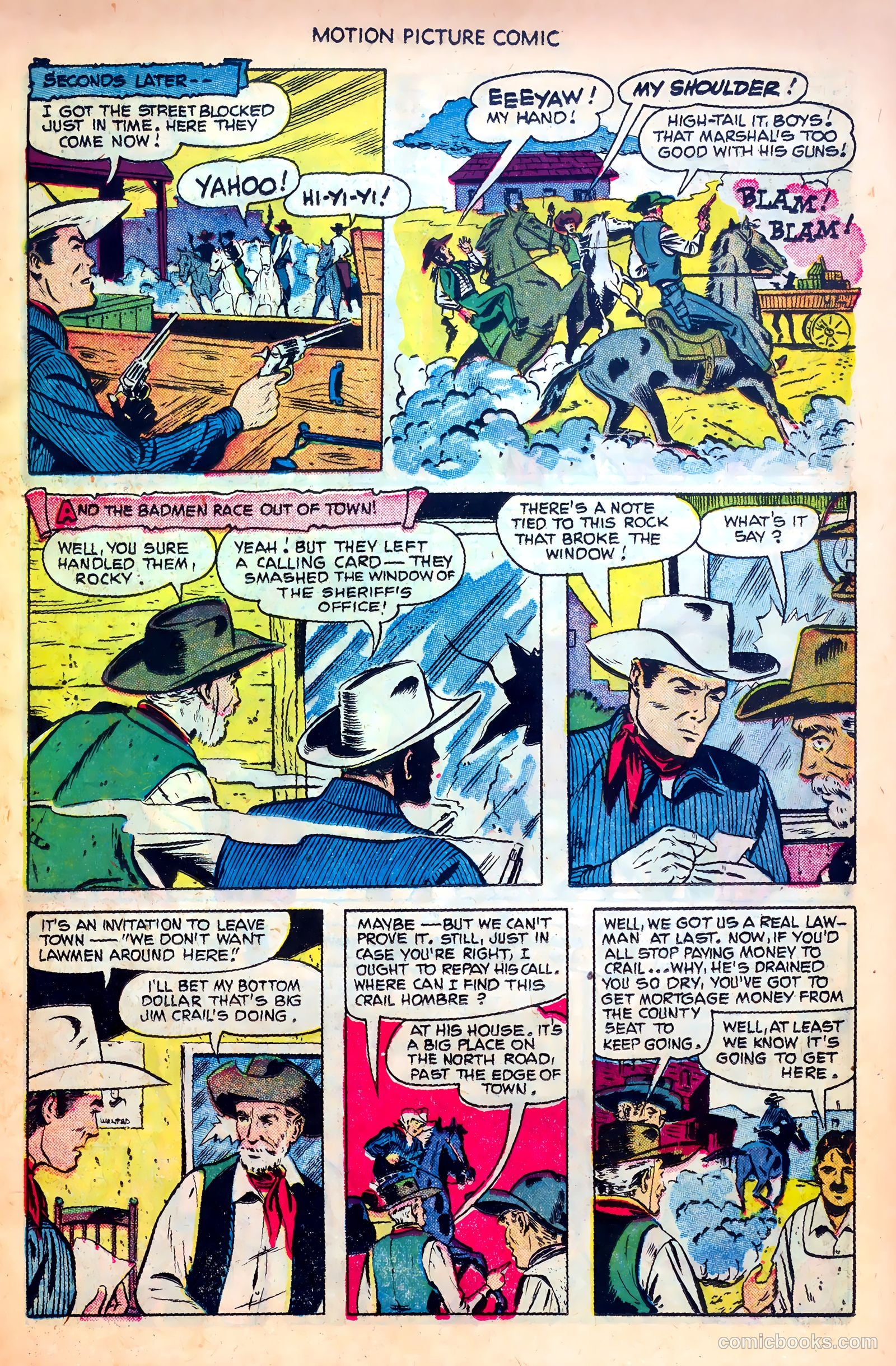 Motion Picture Comics 107 Frisco Tornado #1 — page 13 of 36