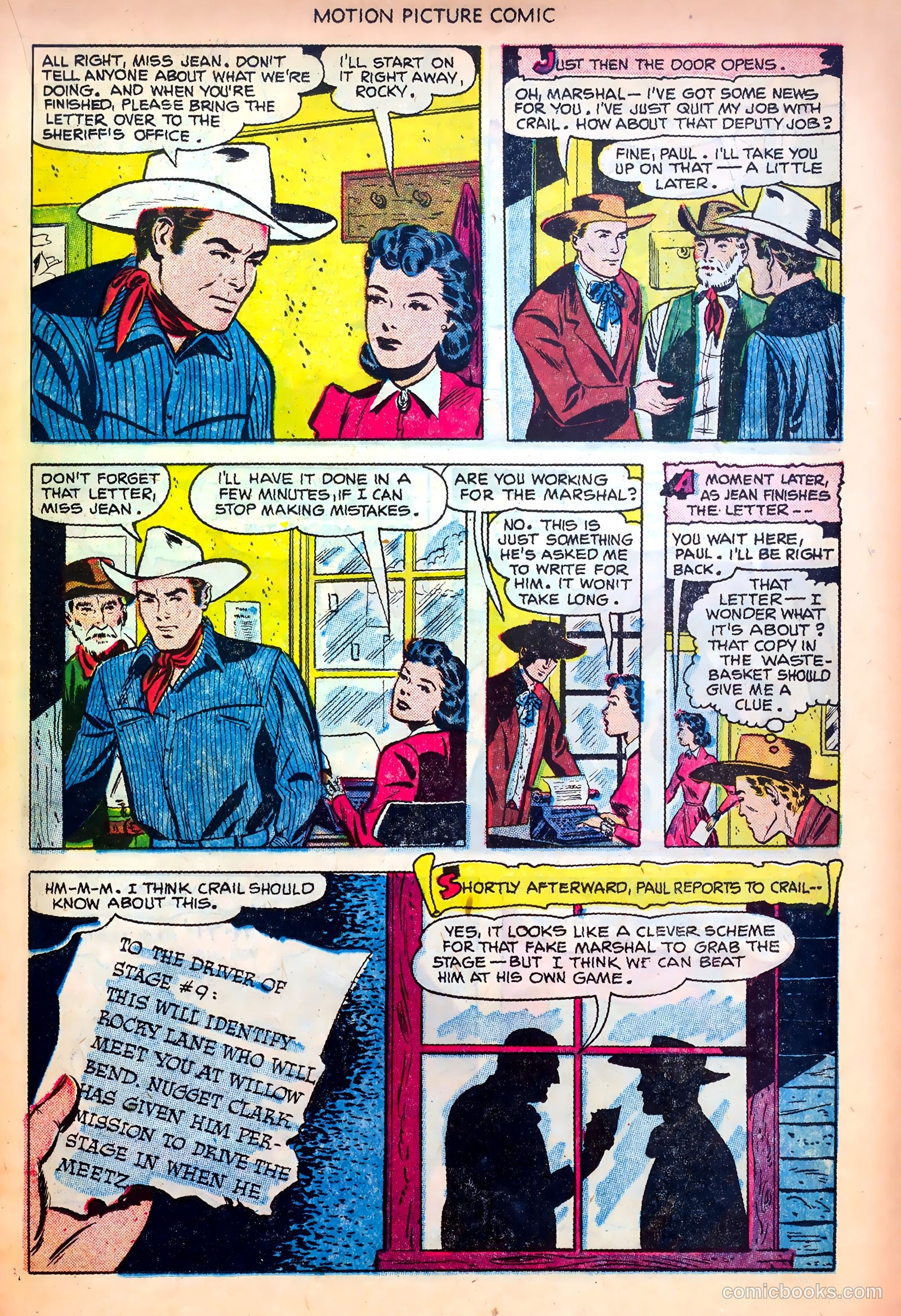 Motion Picture Comics 107 Frisco Tornado #1 — page 19 of 36