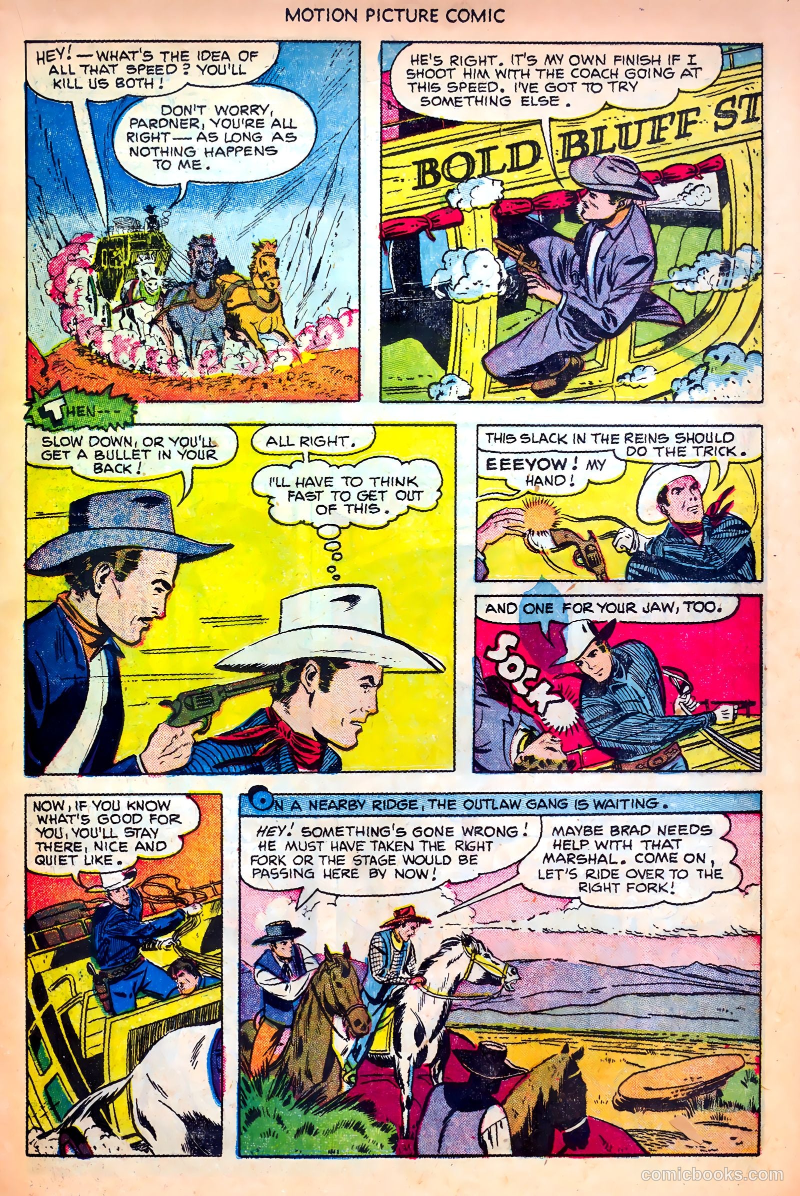 Motion Picture Comics 107 Frisco Tornado #1 — page 21 of 36