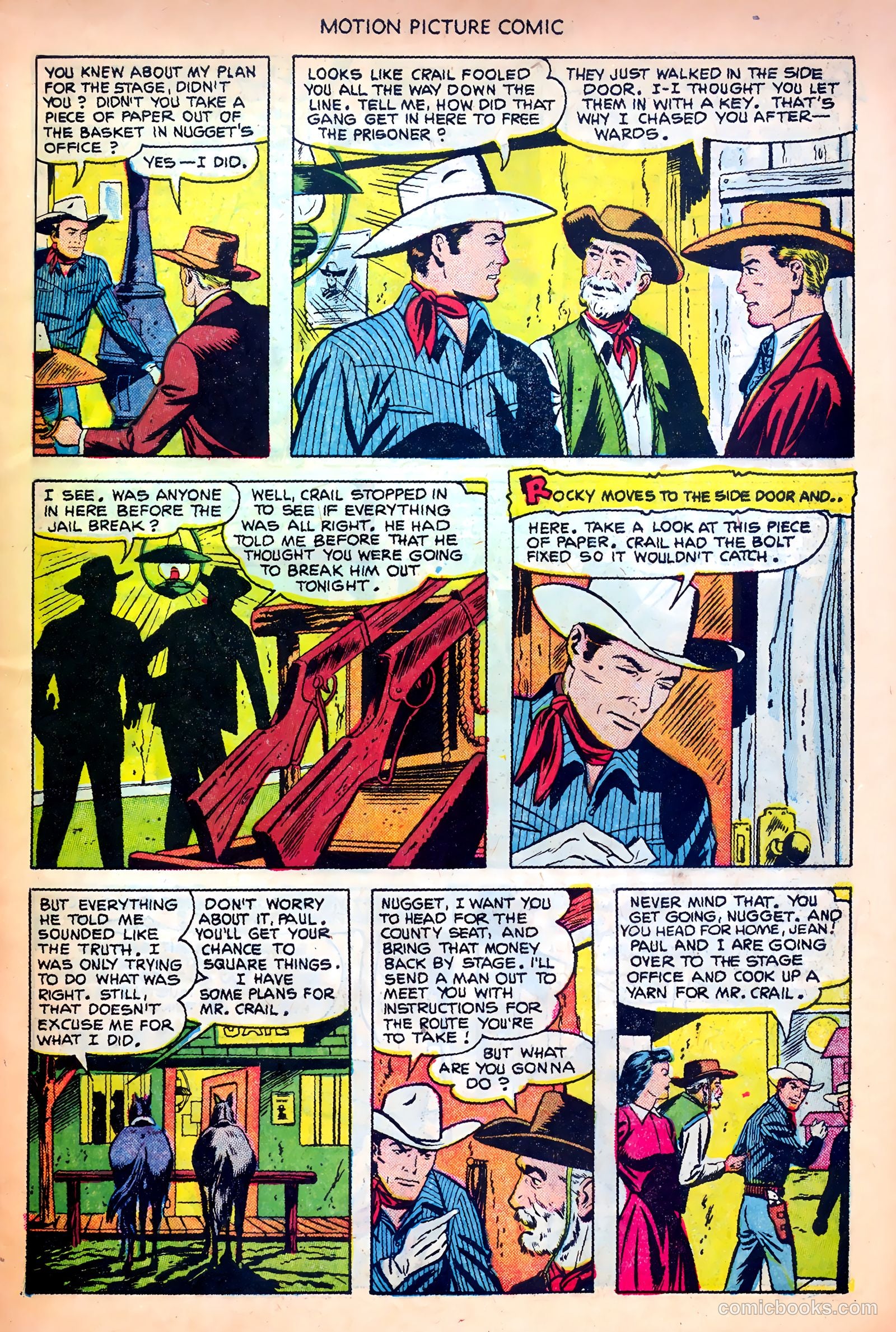 Motion Picture Comics 107 Frisco Tornado #1 — page 27 of 36