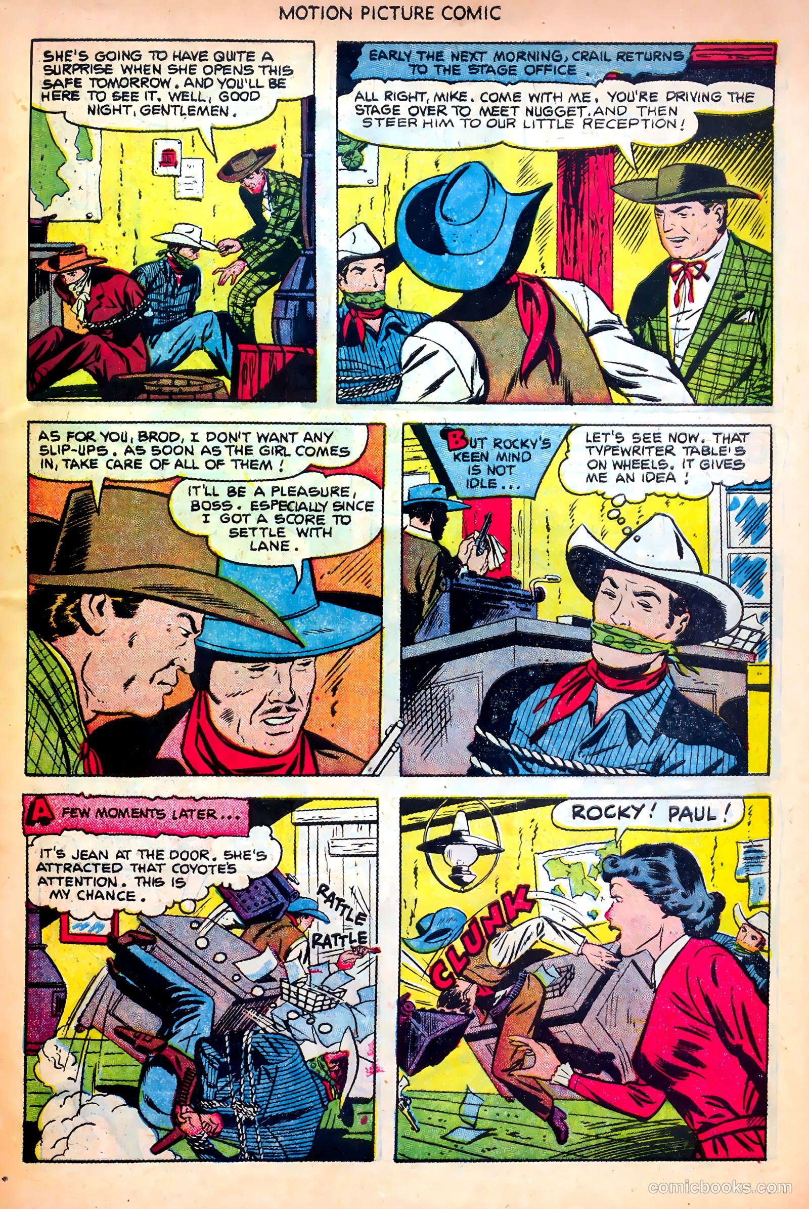 Motion Picture Comics 107 Frisco Tornado #1 — page 29 of 36