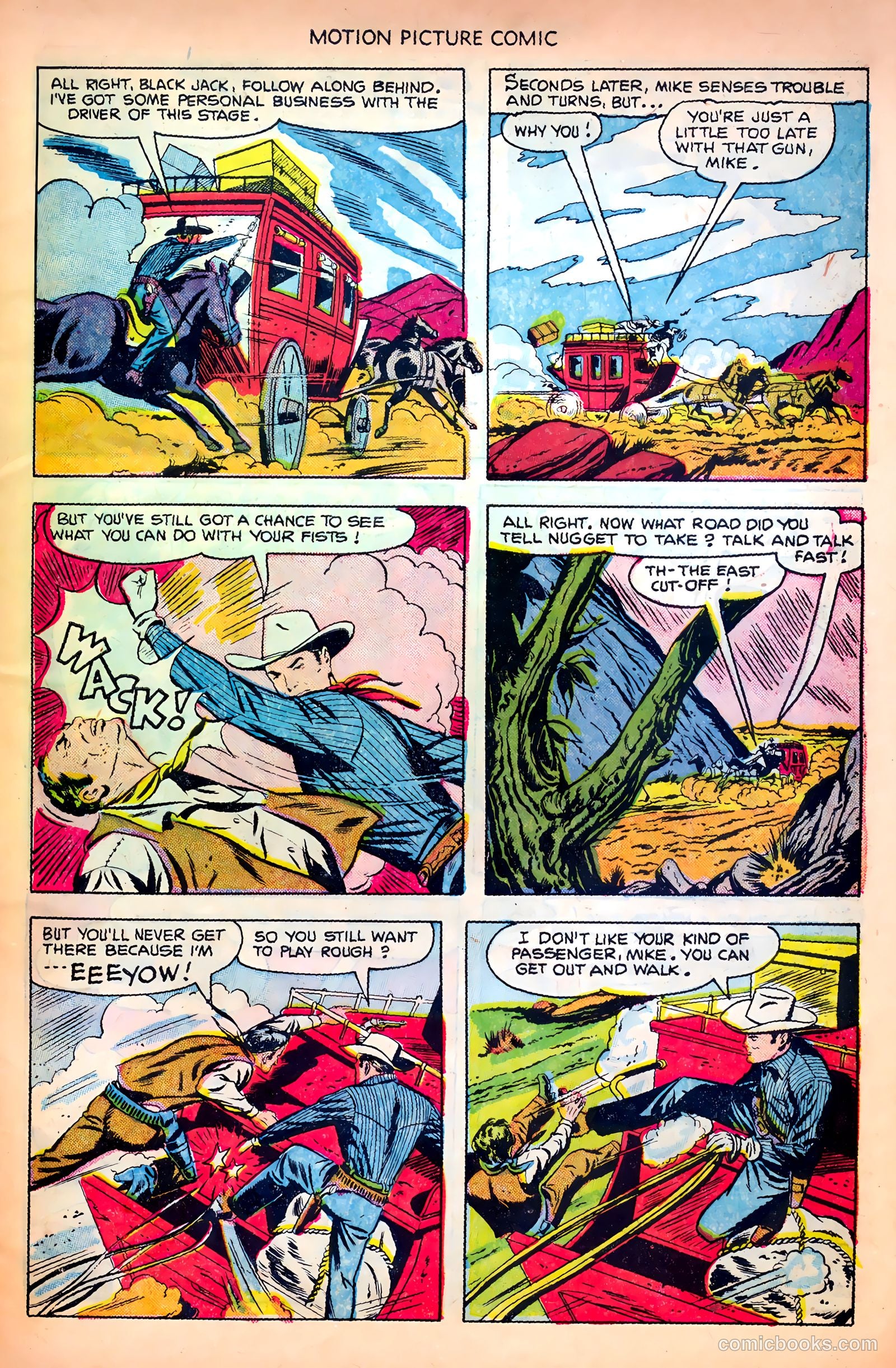 Motion Picture Comics 107 Frisco Tornado #1 — page 31 of 36