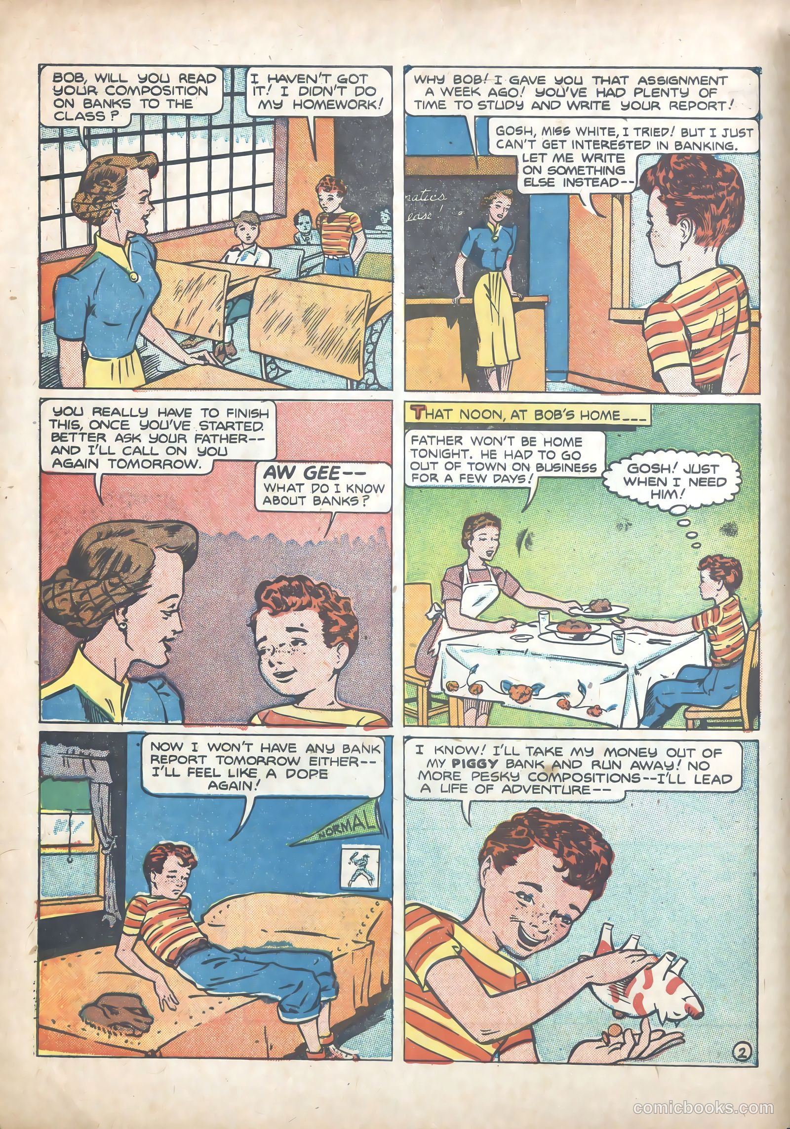 Peter Penny and His Magic Dollar #nn (1947) — page 2 of 15