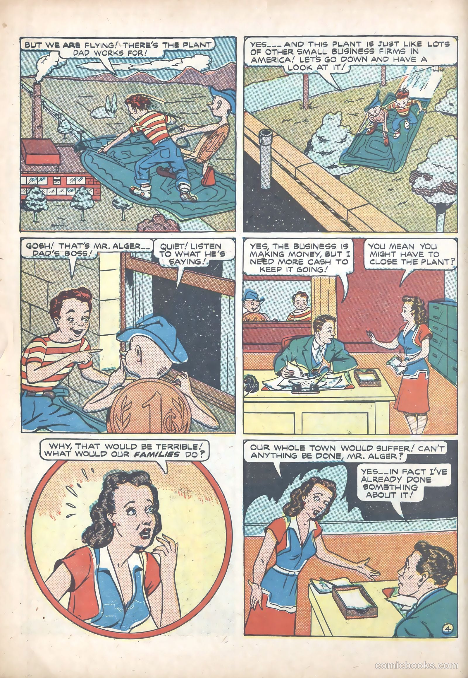 Peter Penny and His Magic Dollar #nn (1947) — page 4 of 15