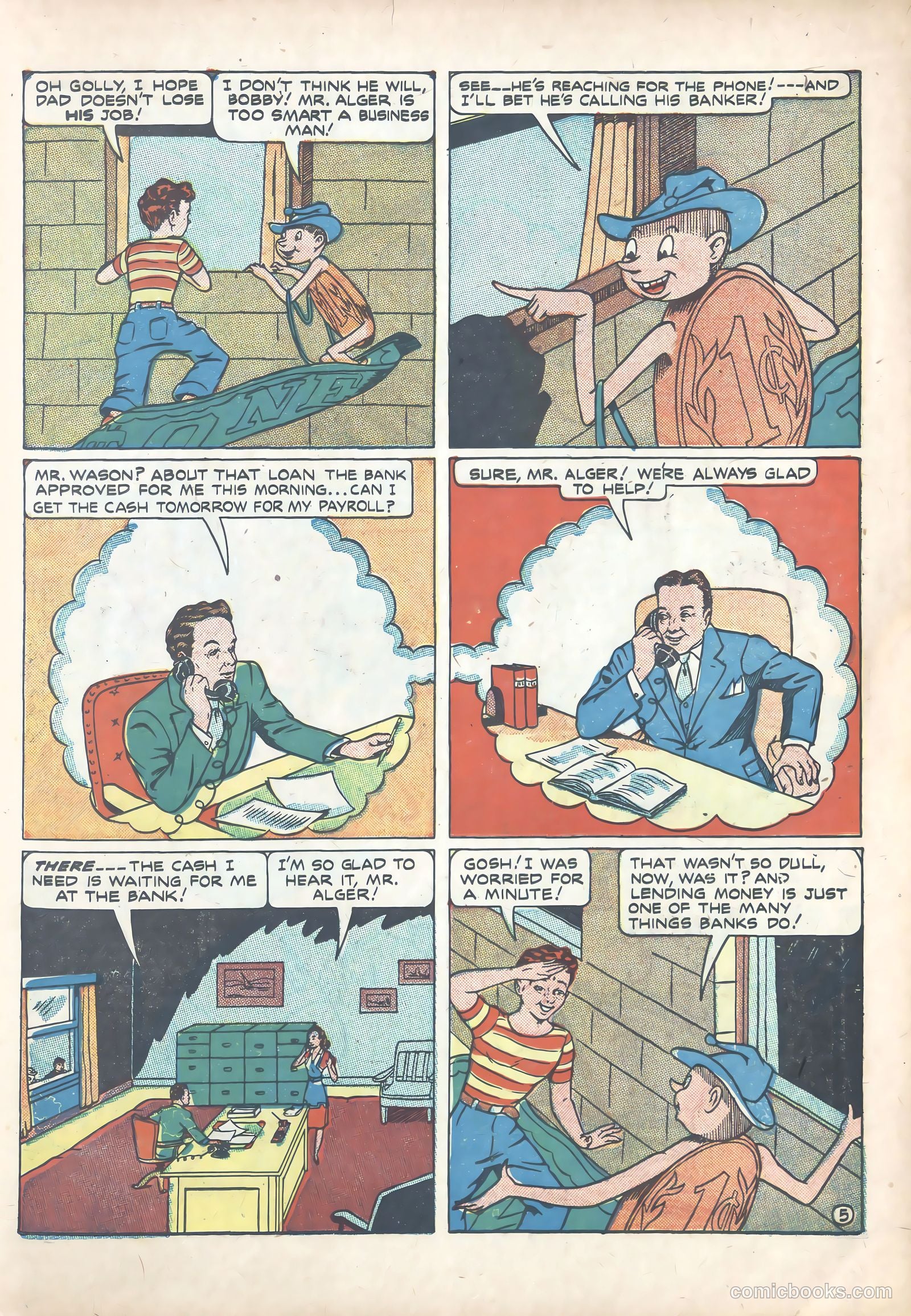 Peter Penny and His Magic Dollar #nn (1947) — page 5 of 15