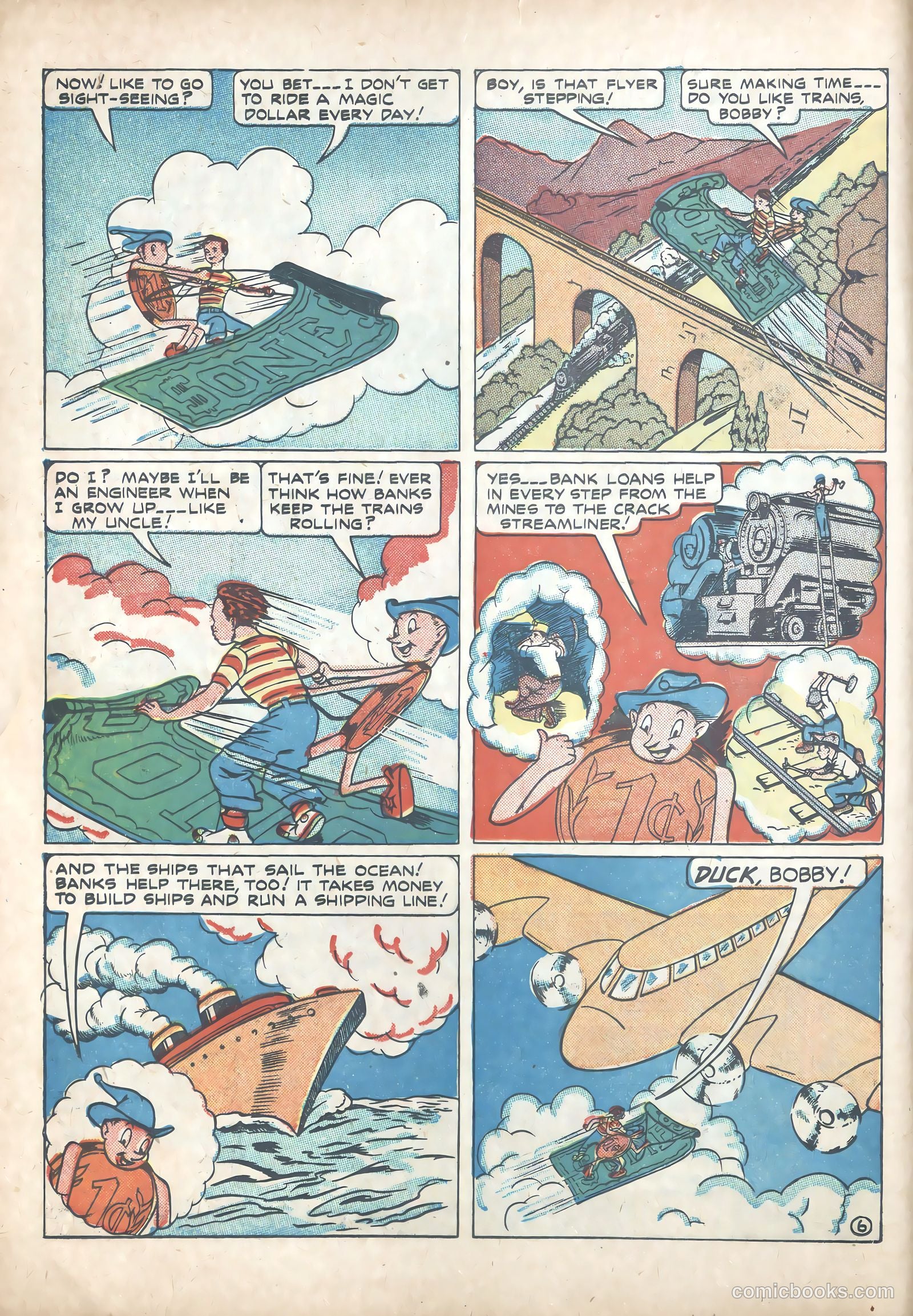 Peter Penny and His Magic Dollar #nn (1947) — page 6 of 15