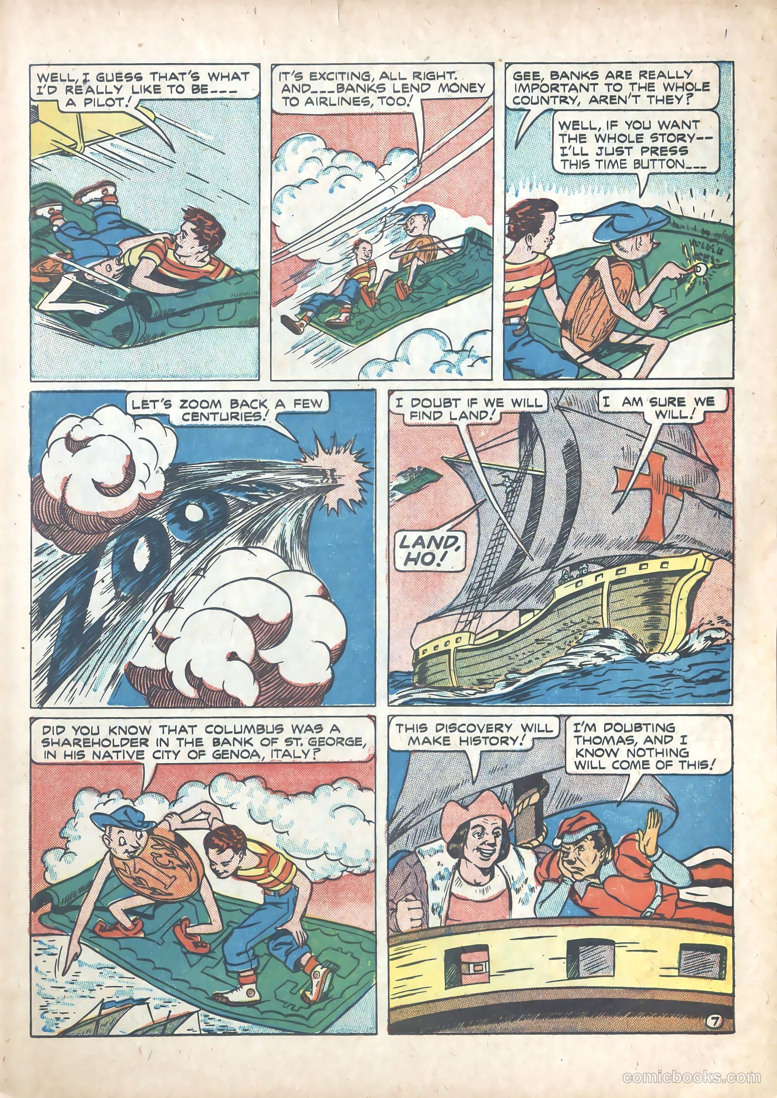 Peter Penny and His Magic Dollar #nn (1947) — page 7 of 15