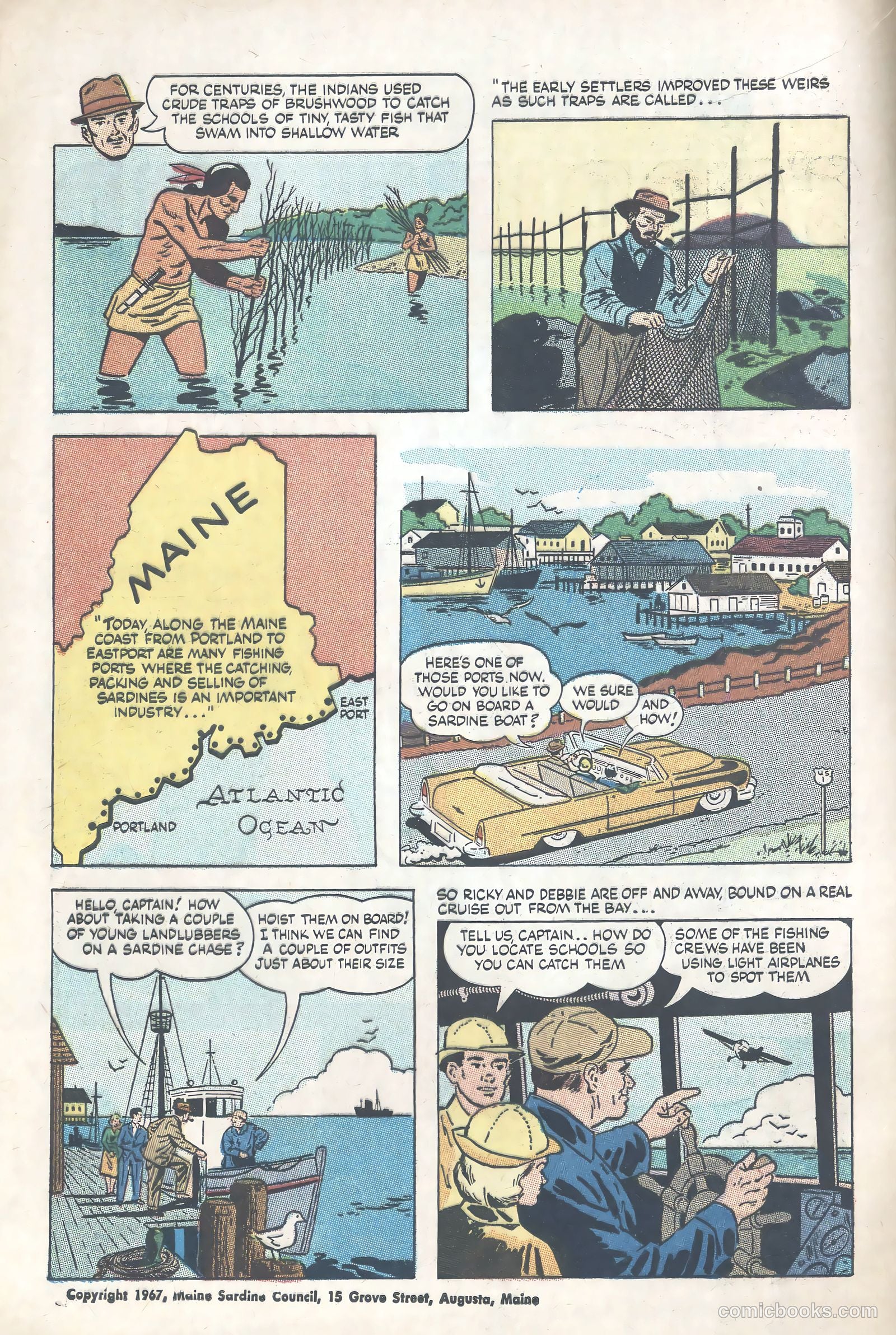 Ricky and Debbie in Sardineland #nn (1967) — page 2 of 12