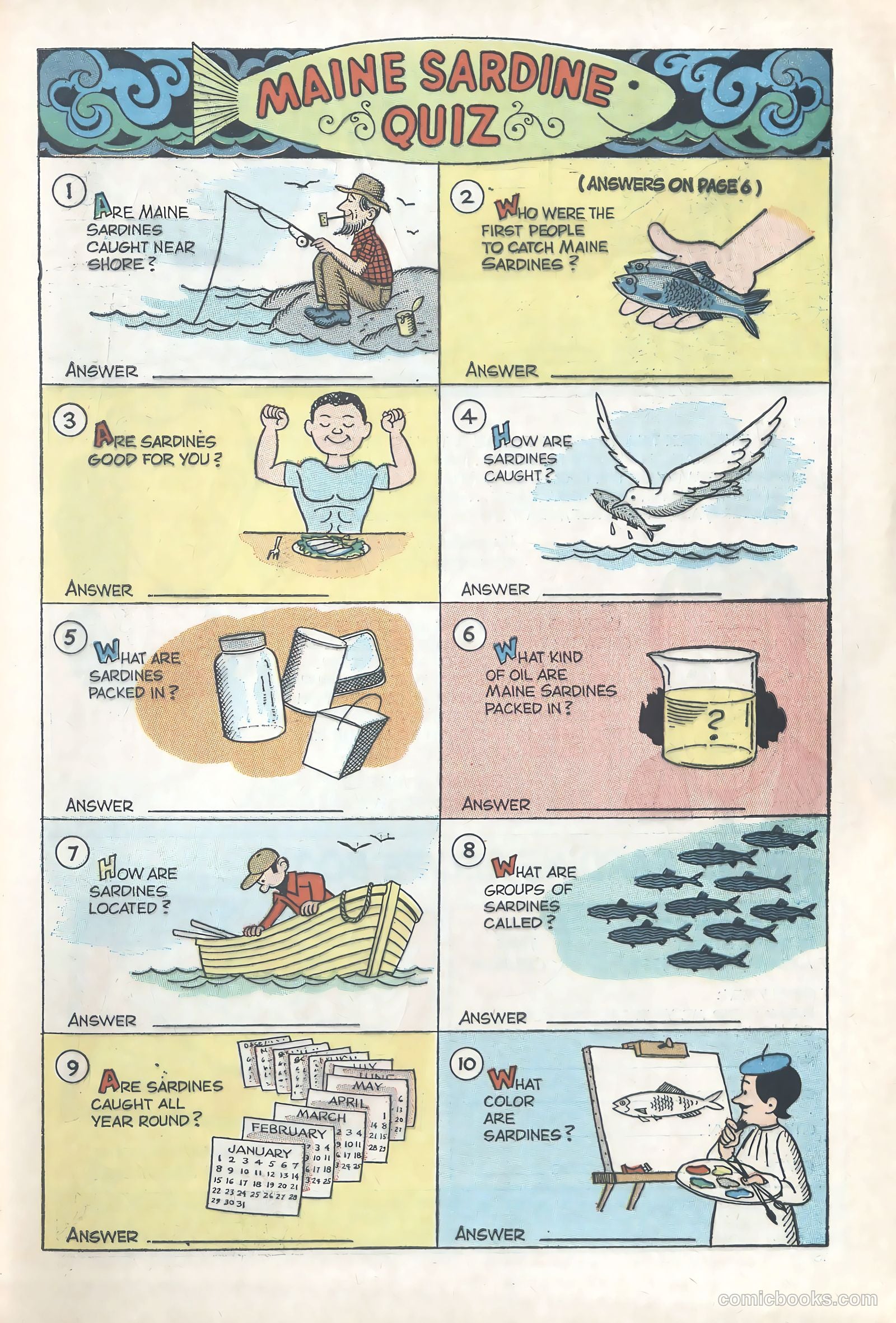 Ricky and Debbie in Sardineland #nn (1967) — page 5 of 12