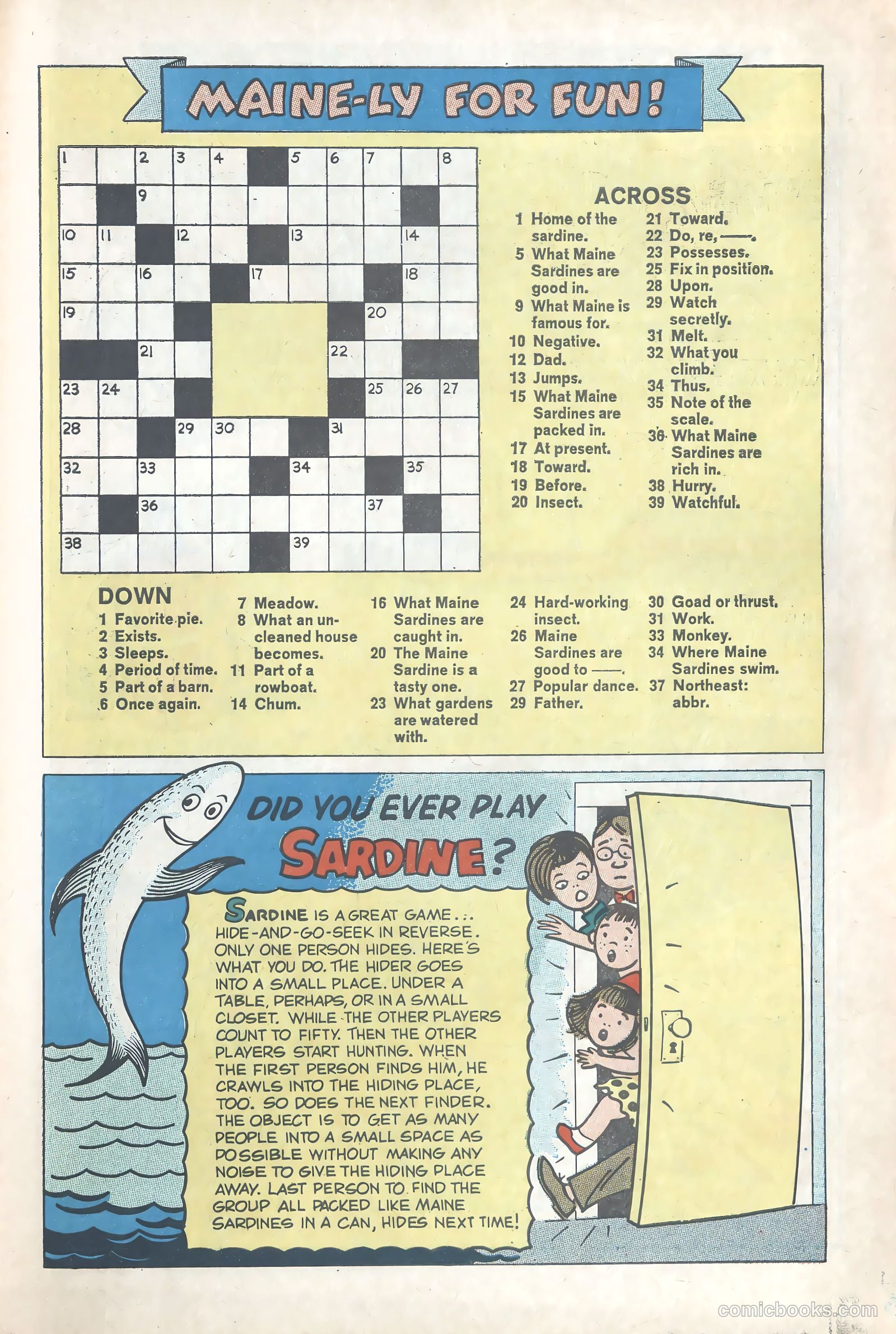 Ricky and Debbie in Sardineland #nn (1967) — page 7 of 12