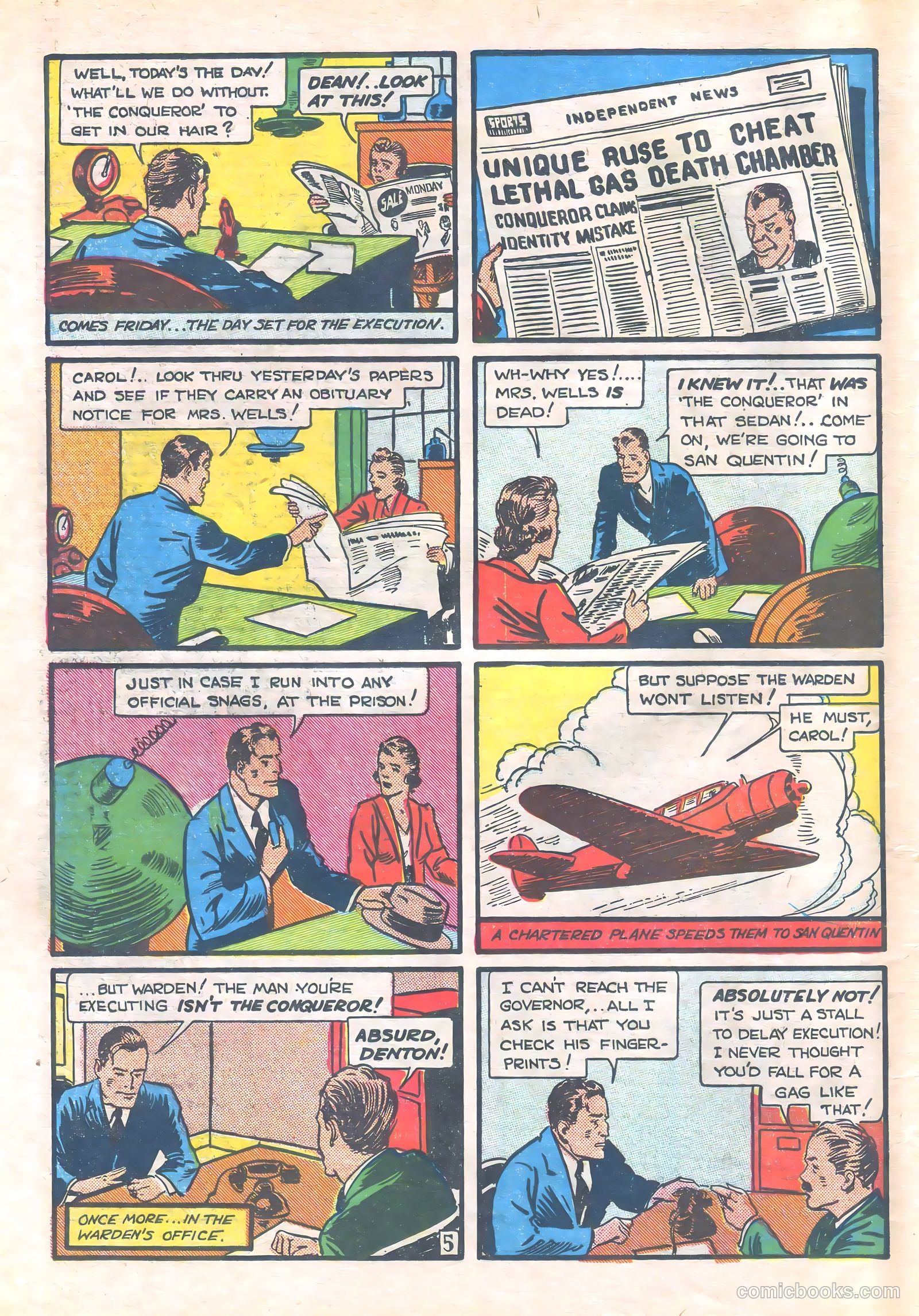 Keen Detective Funnies 17 v3 #1 — page 61 of 66