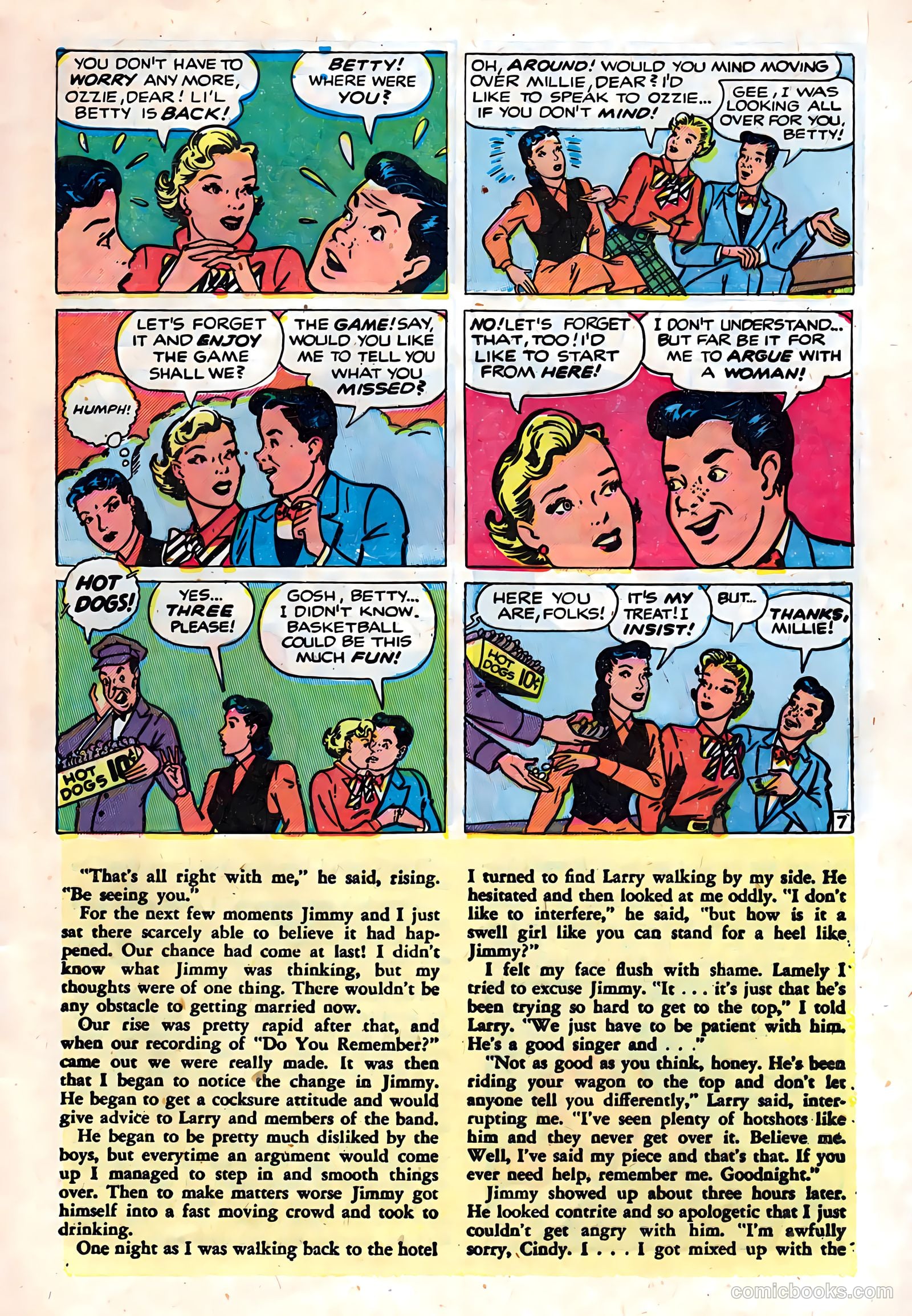 Betty and Her Steady #1 (1950) — page 9 of 36